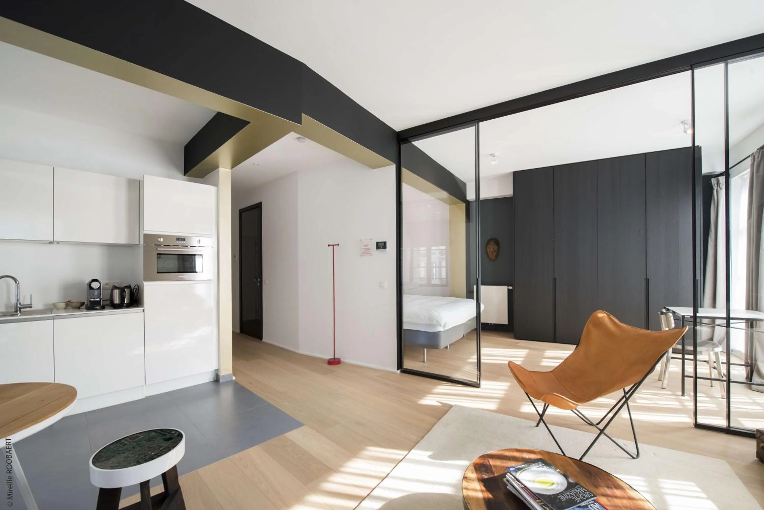 Kitchen or kitchenette in Smartflats Premium - Palace du Grand Sablon