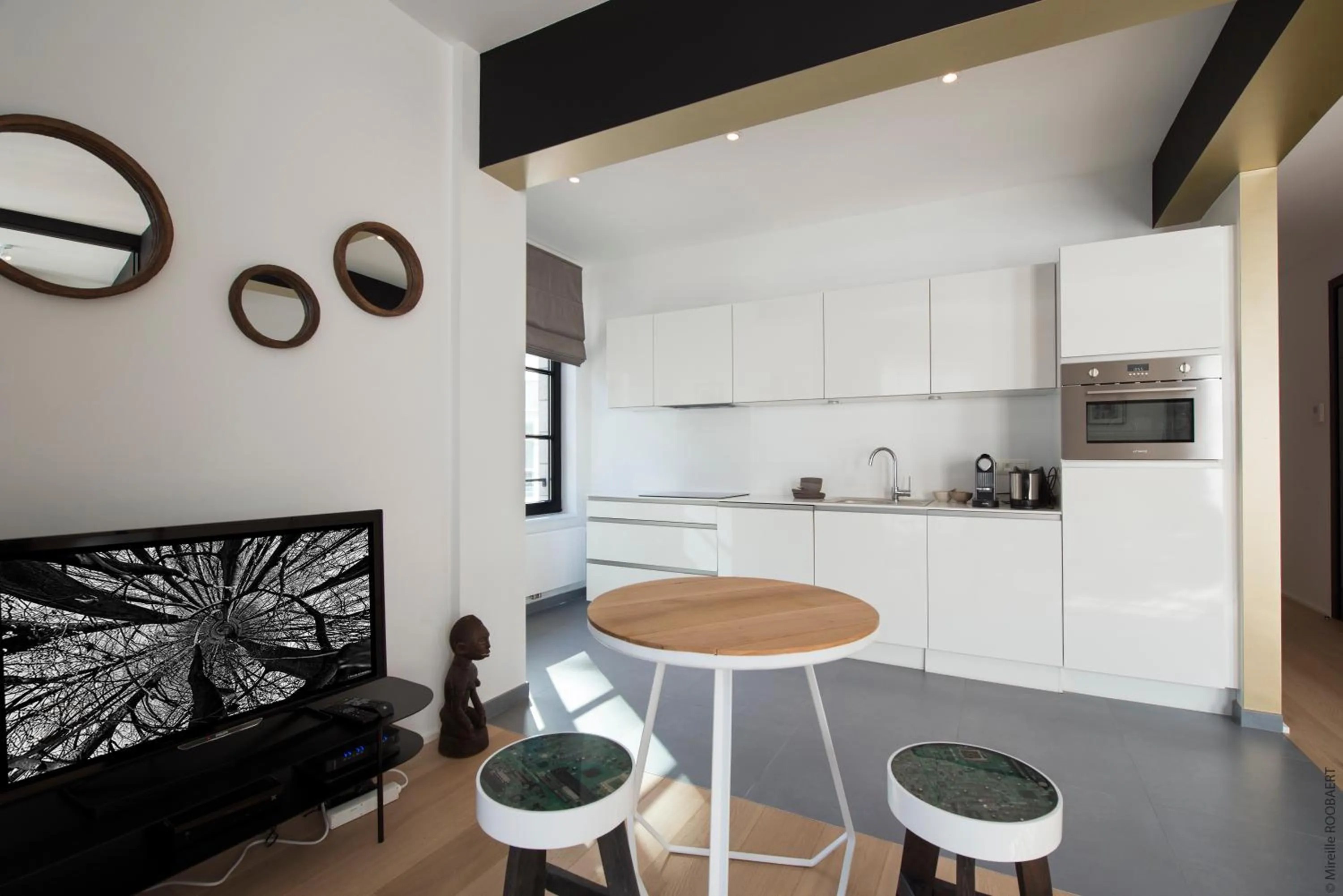 Kitchen or kitchenette in Smartflats Premium - Palace du Grand Sablon