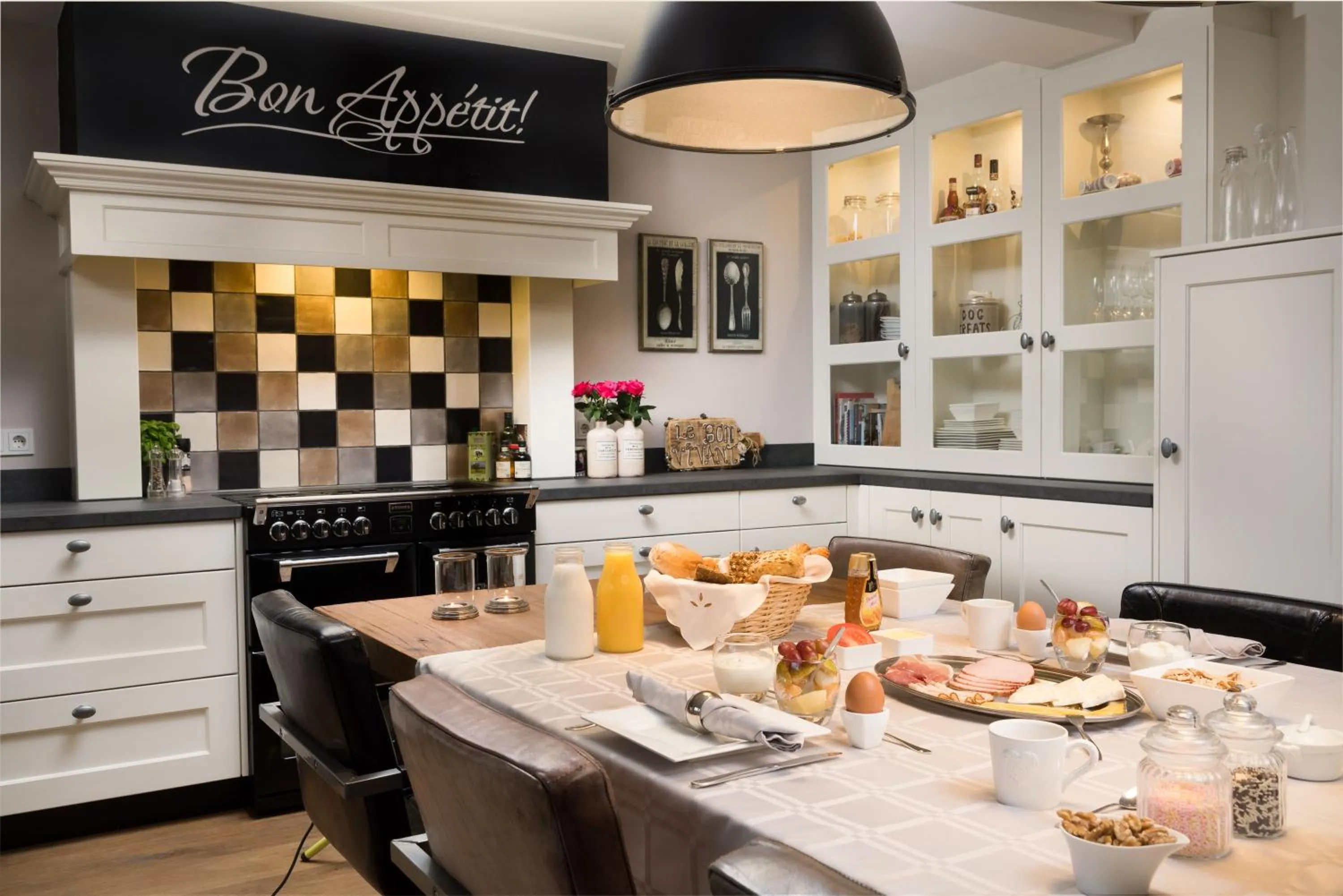 Kitchen or kitchenette in B&B Le Bon Vivant Eindhoven