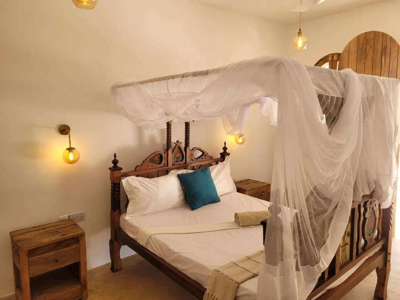 Bed in Coco Beach Hotel