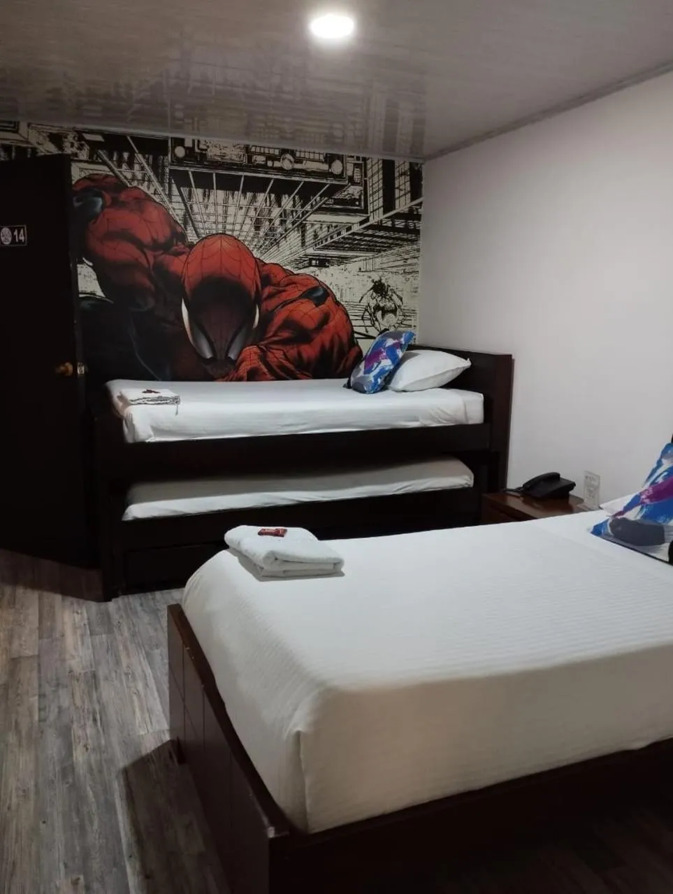 Photo of the whole room, Bed in Hotel COMIC CITY