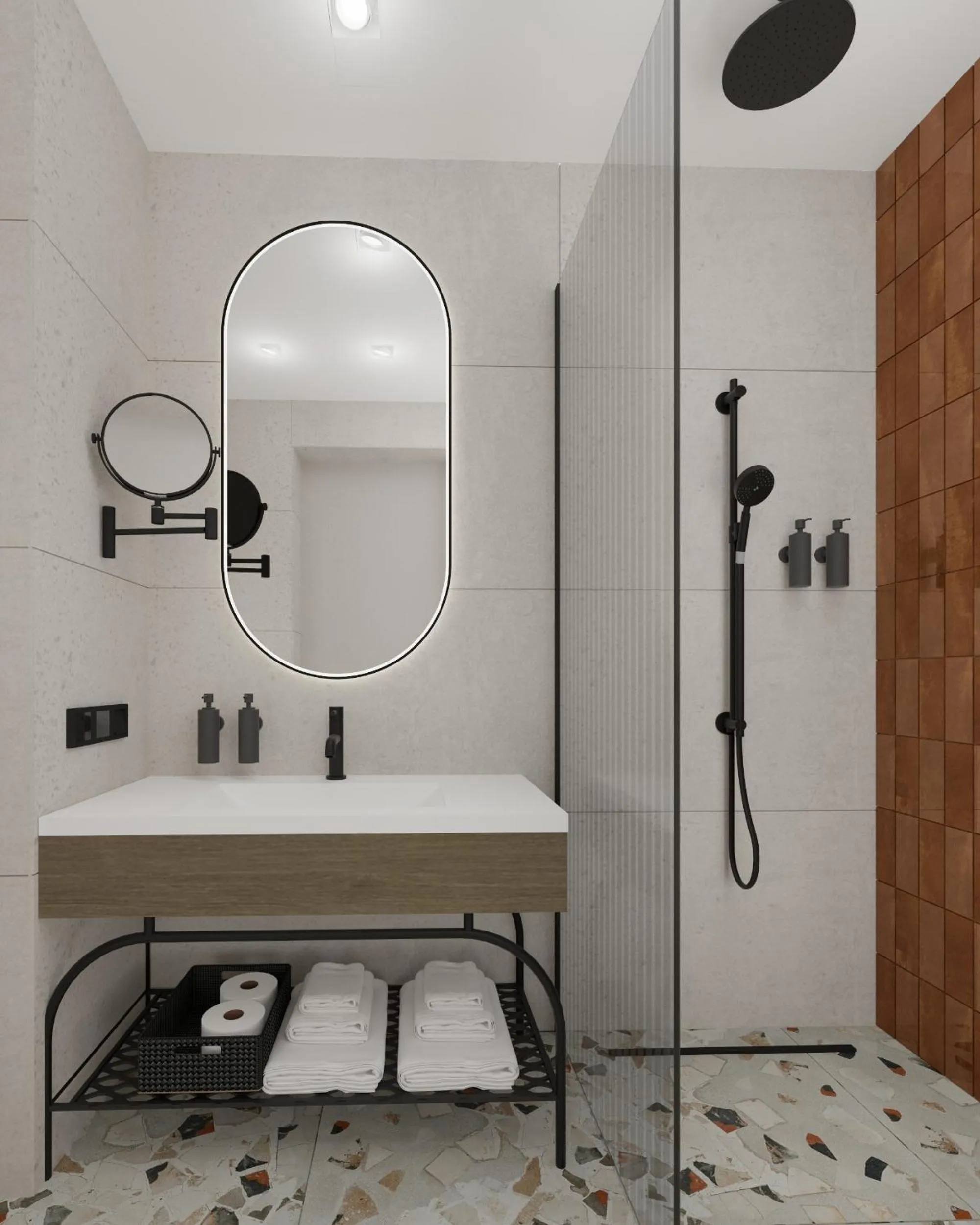 Shower in Hotel Indigo Krakow - Wawel Castle by IHG