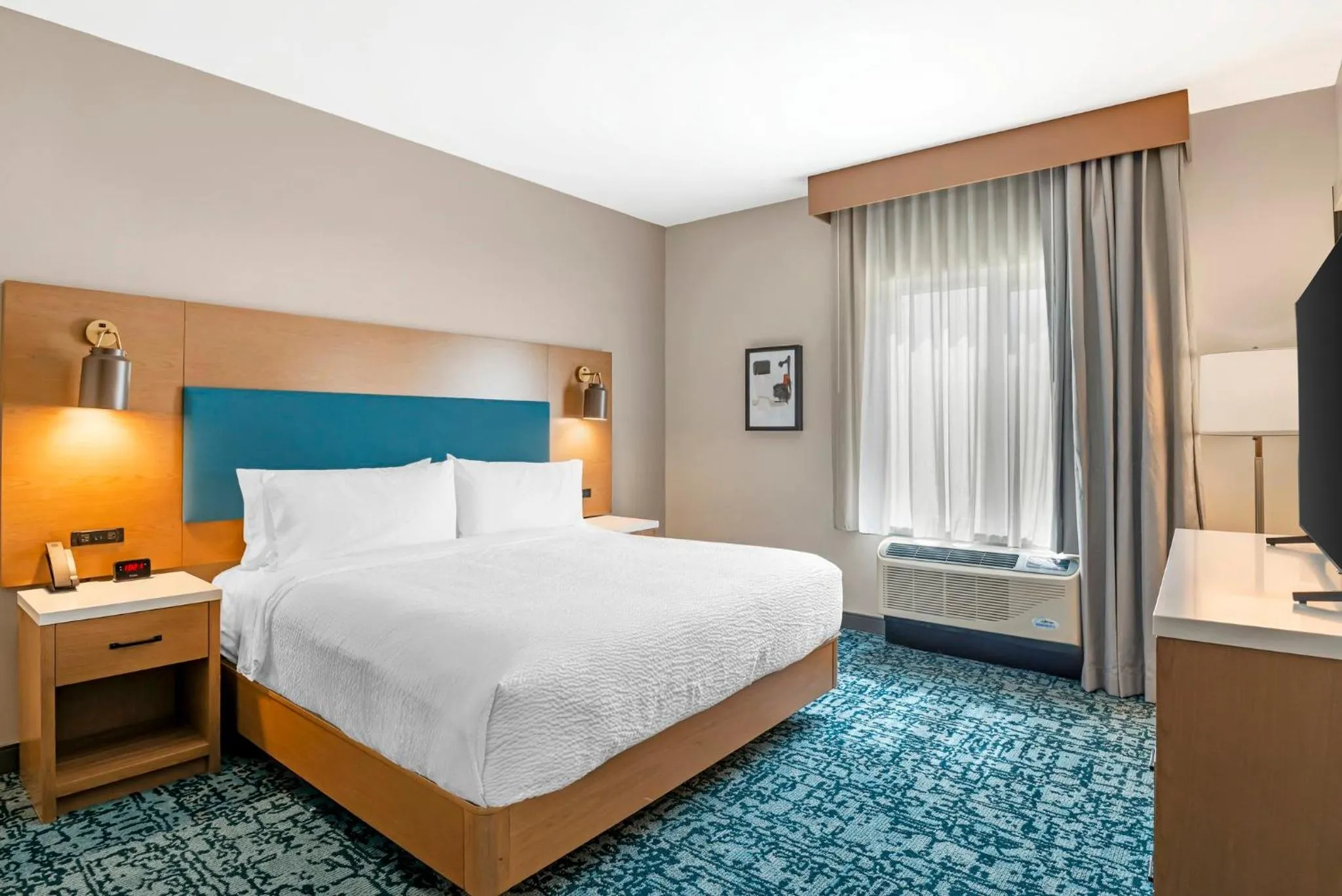 Bedroom, Bed in Candlewood Suites Chester - Richmond by IHG
