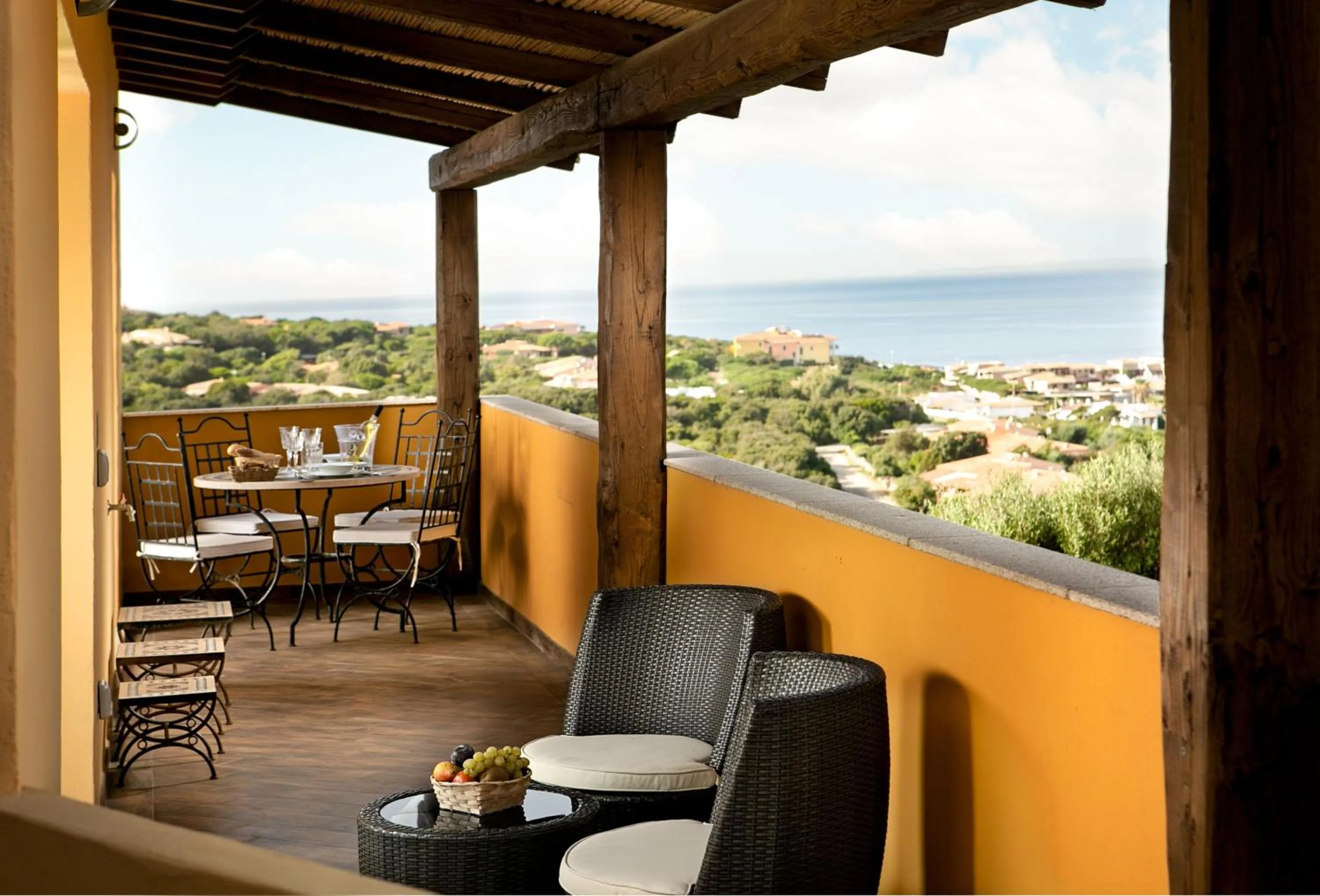 Patio in Borgo Arborea Charming Retreat