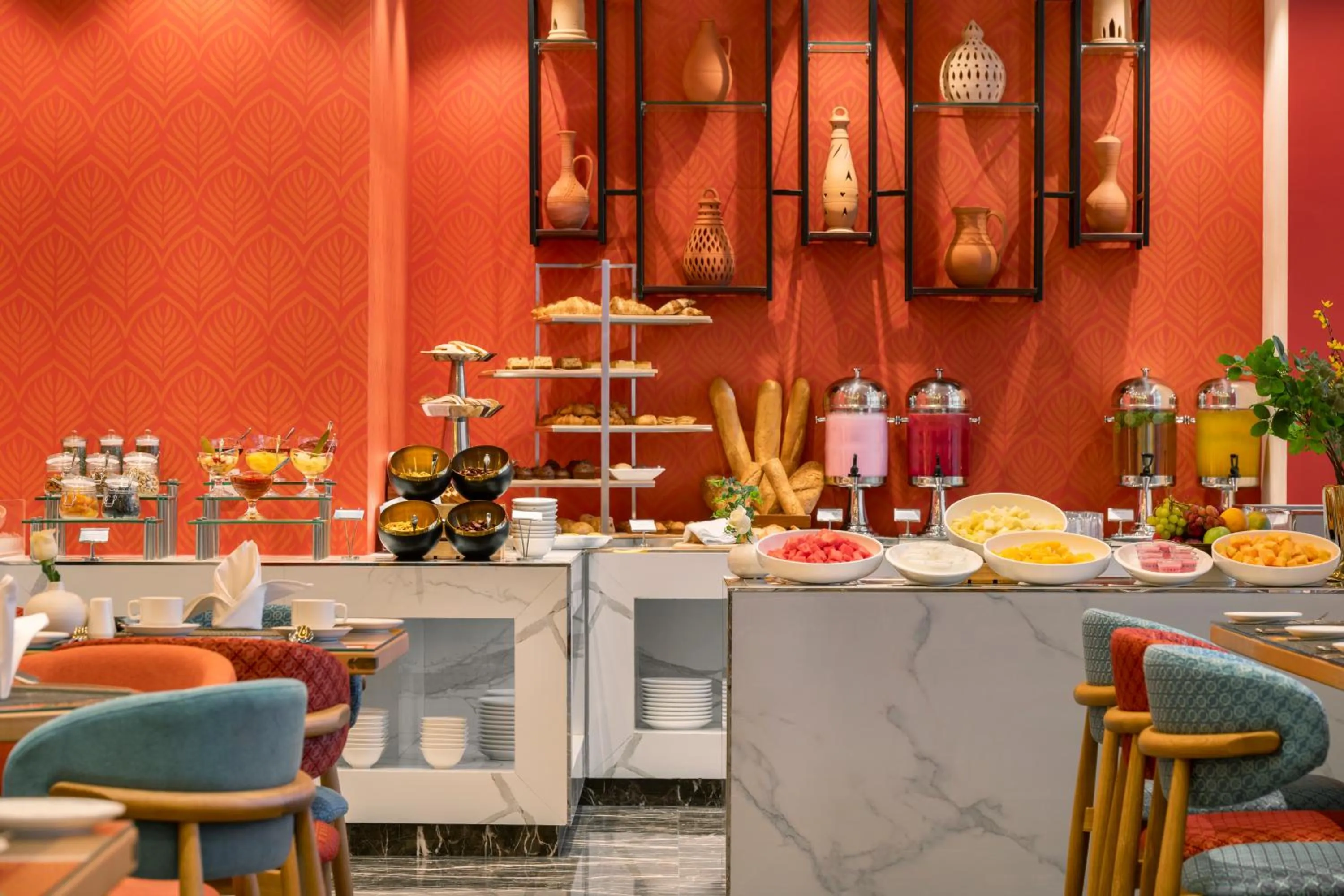 Buffet breakfast in Mercure Muscat