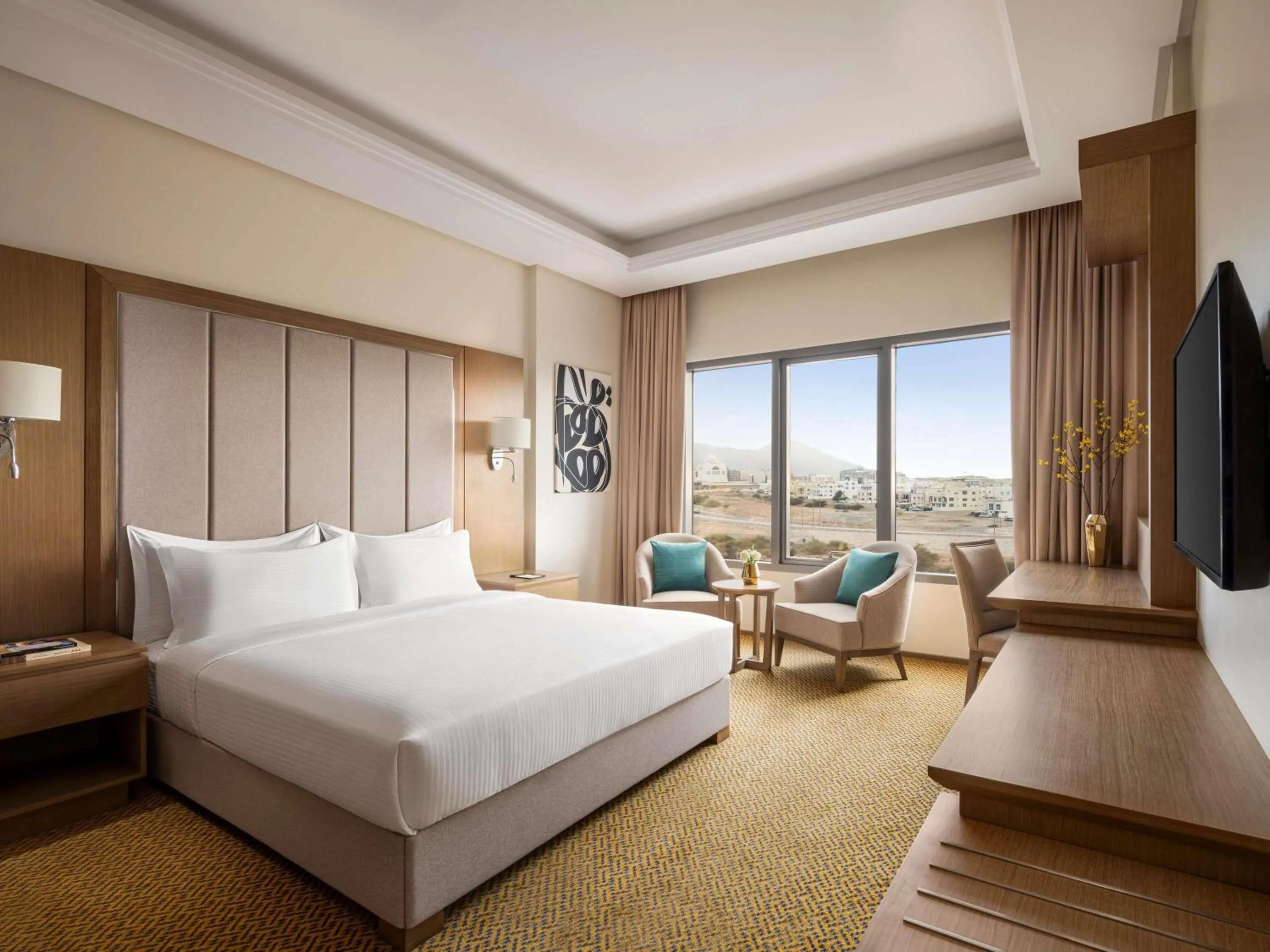 Bedroom, Bed in Mercure Muscat