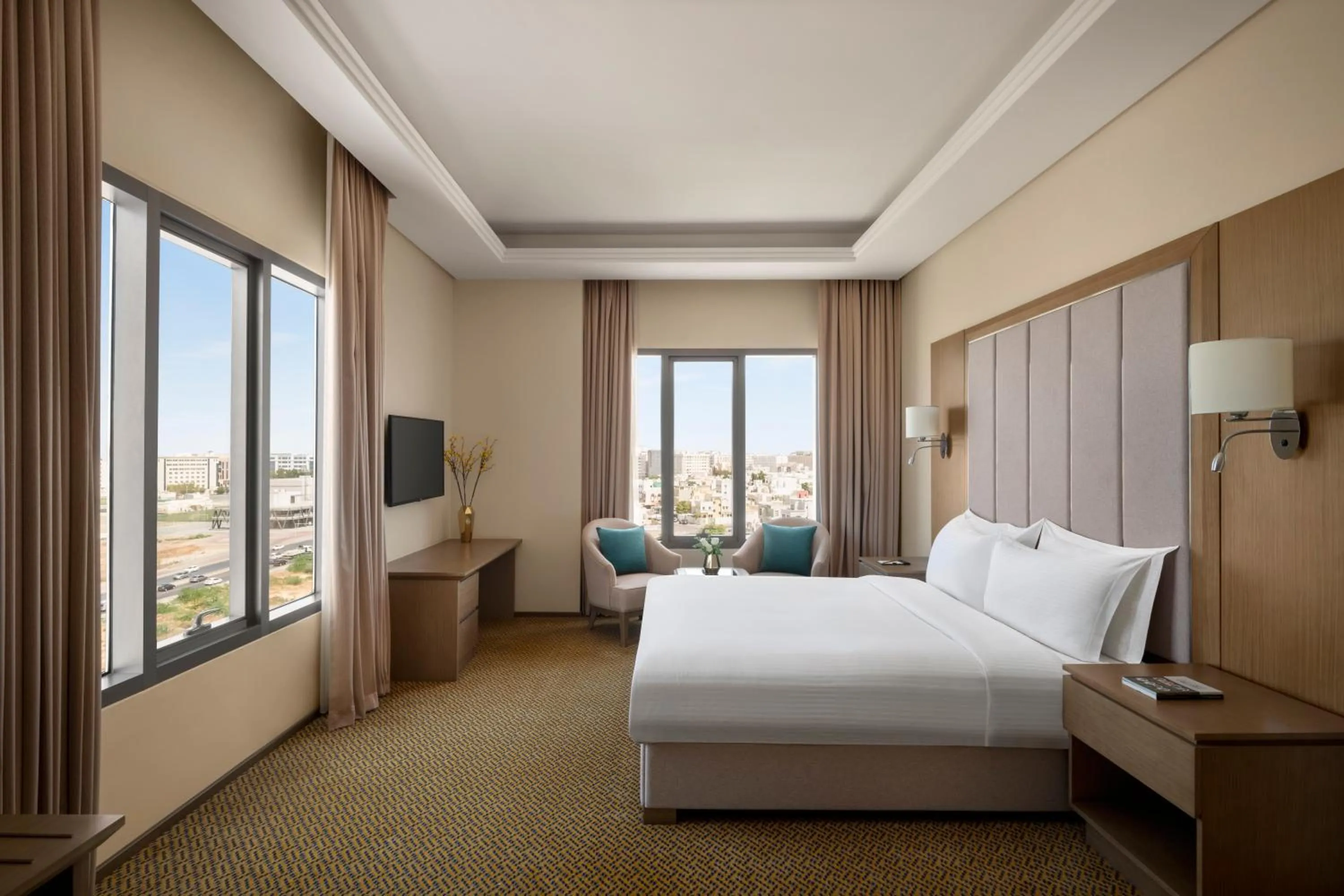 Bedroom, Bed in Mercure Muscat