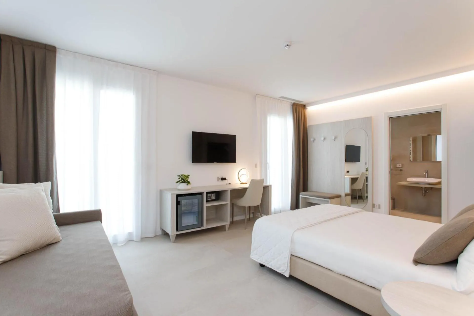Bed in Hotel Mirafiori