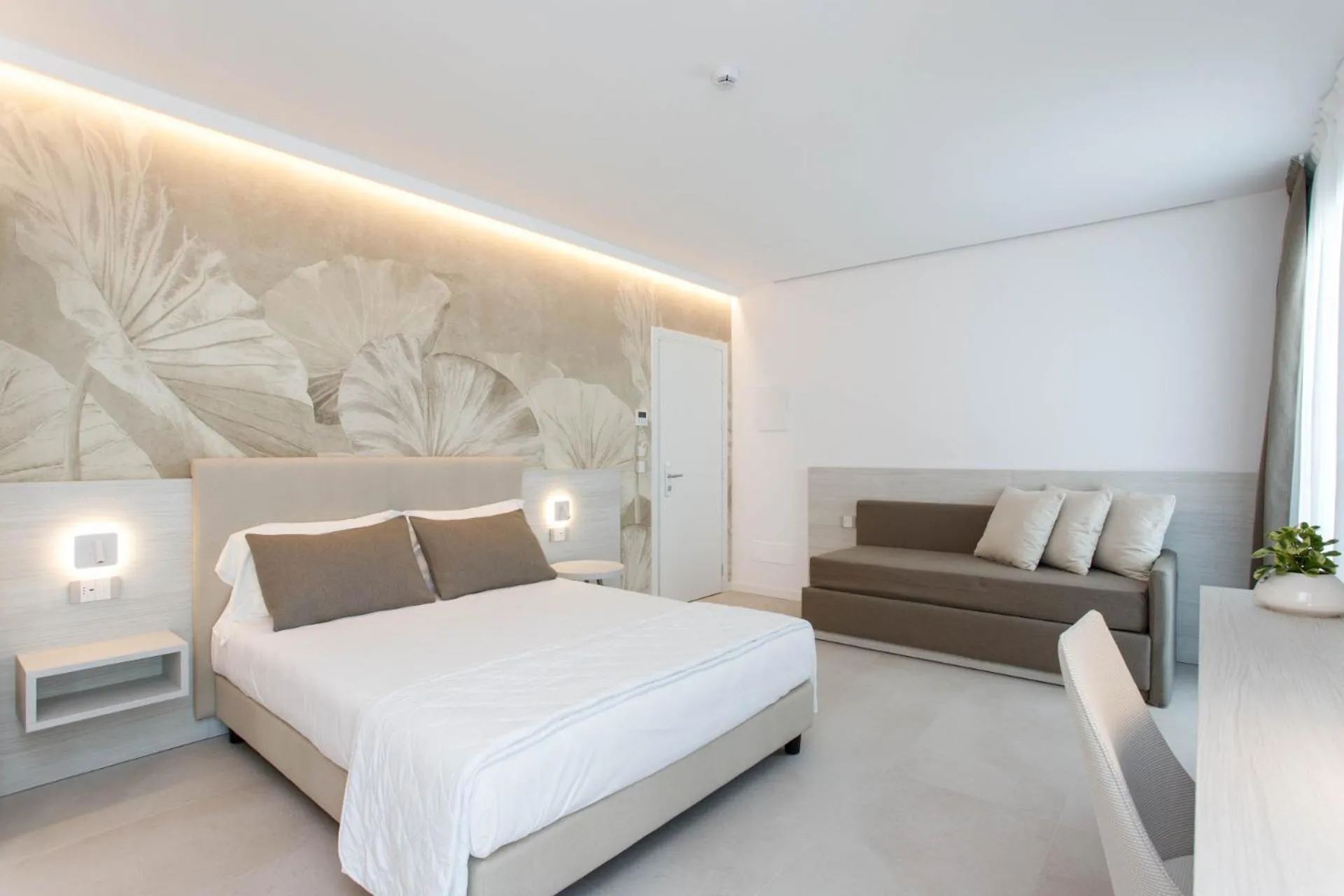 Bed in Hotel Mirafiori