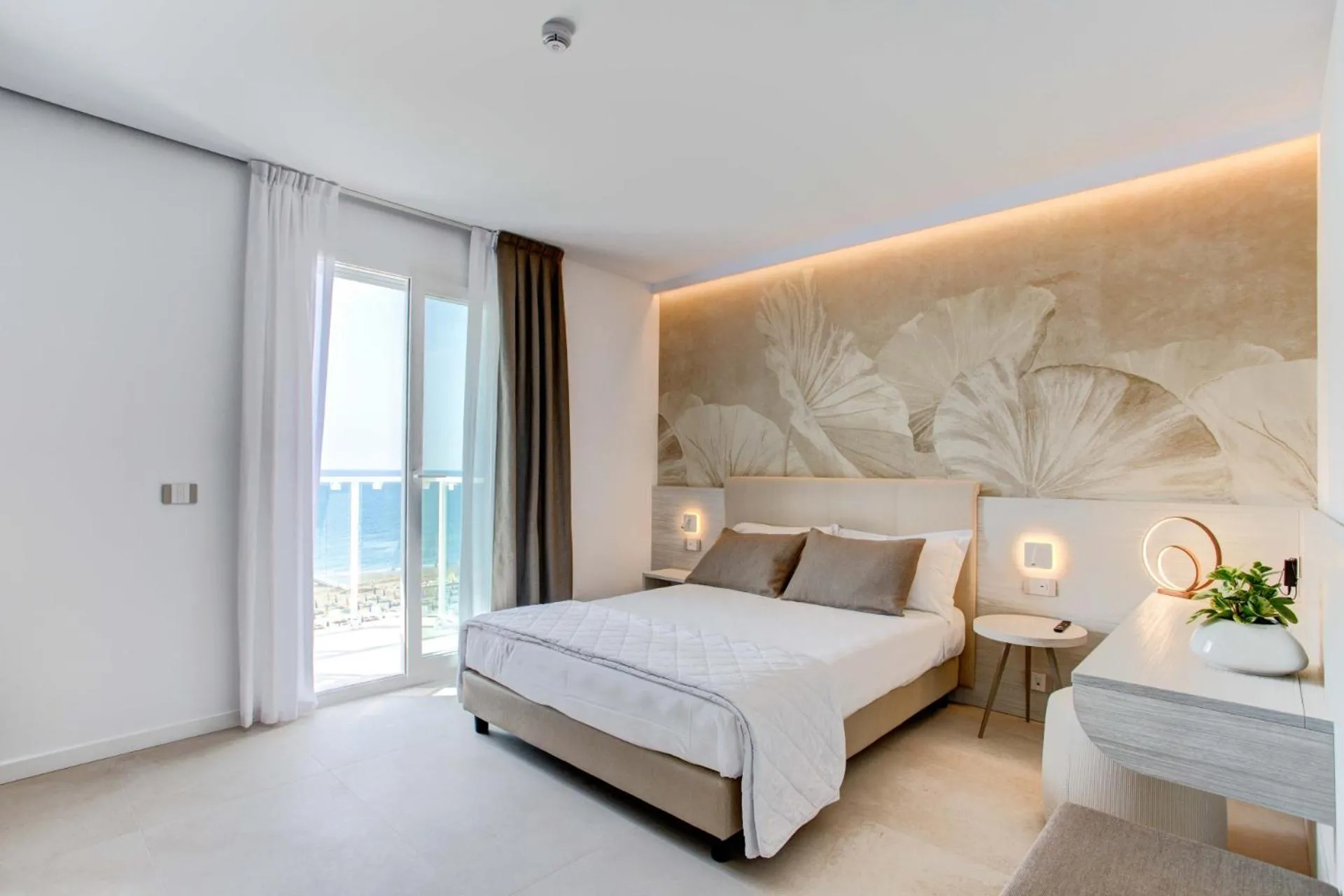 Bed in Hotel Mirafiori