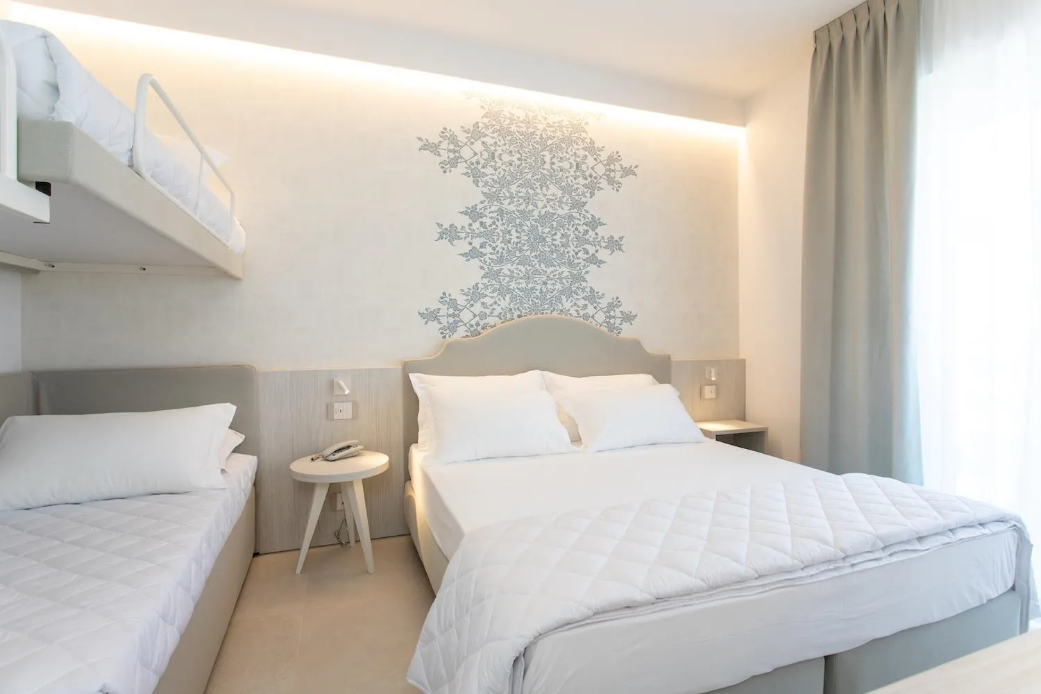 Bed in Hotel Mirafiori