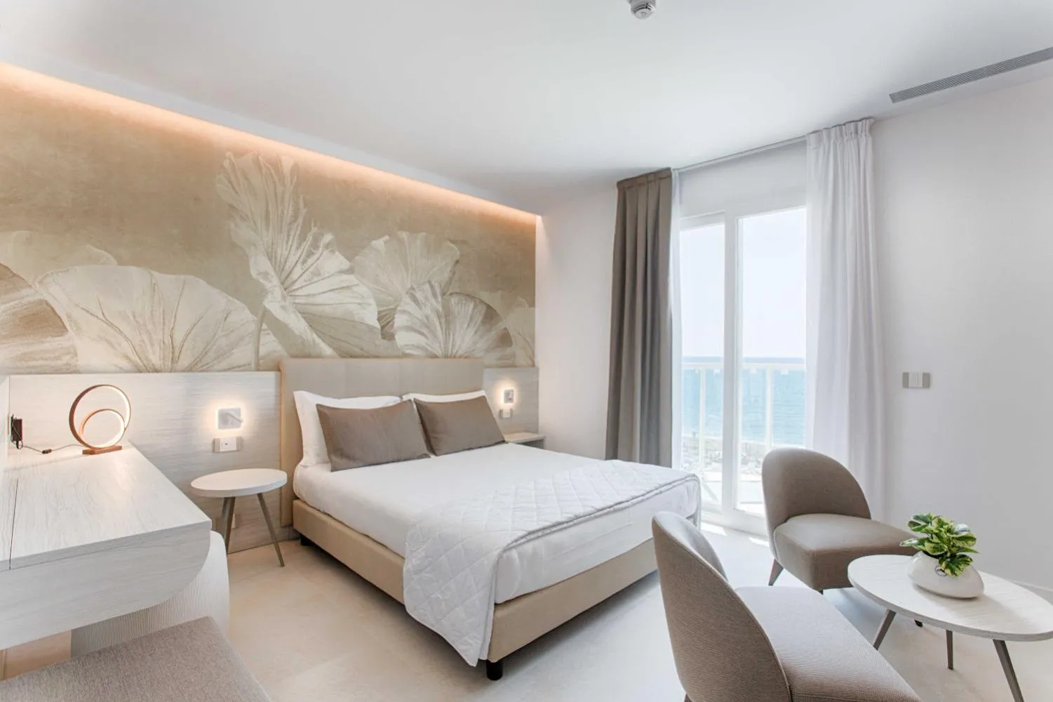 Bed in Hotel Mirafiori