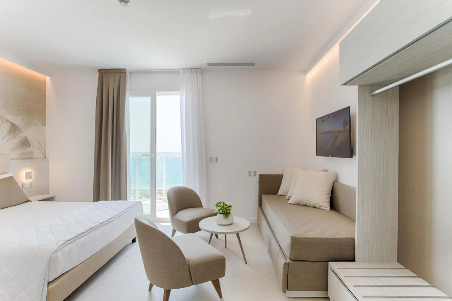 Bed in Hotel Mirafiori