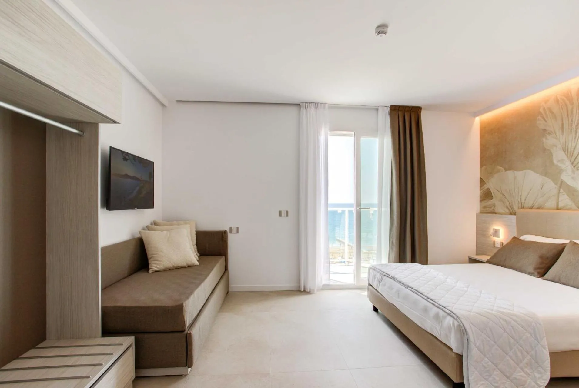 Bed in Hotel Mirafiori