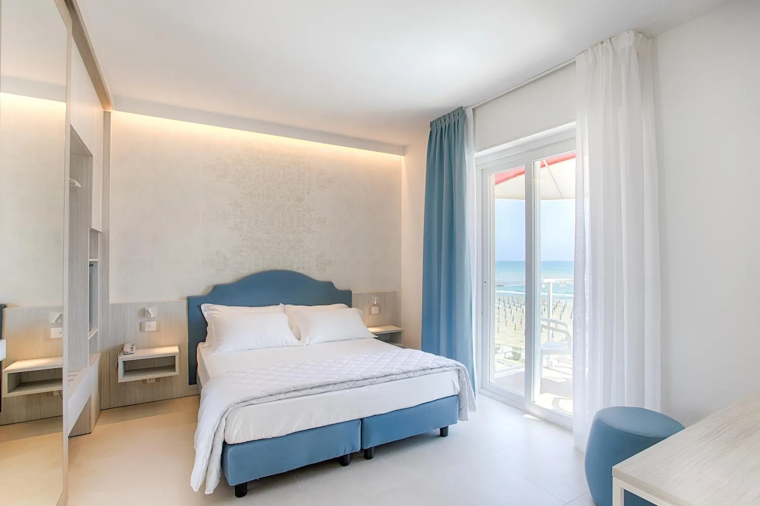 Bed in Hotel Mirafiori