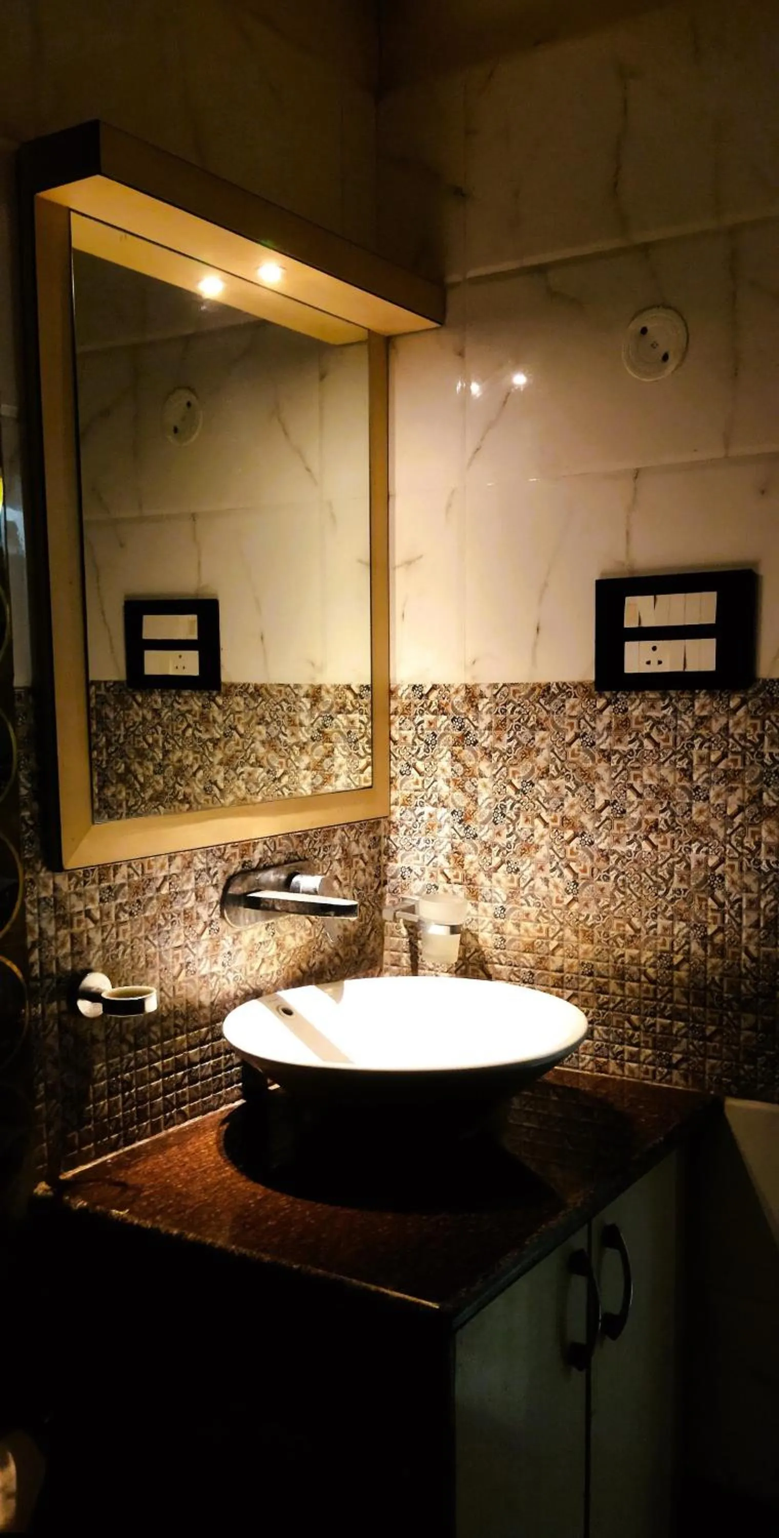 Bathroom in THE MANTRA- A Luxury Boutique Hotel