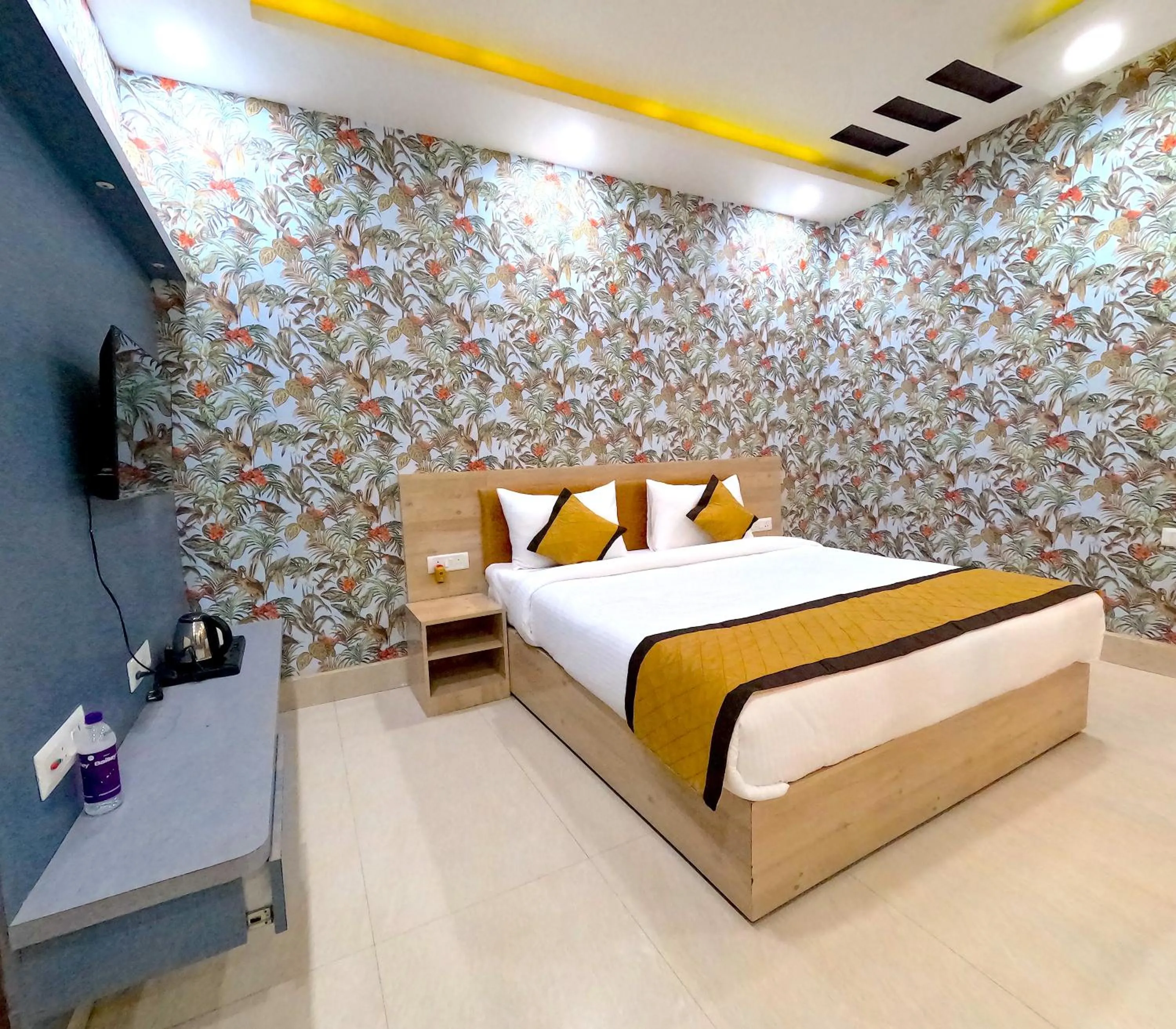 Bed in THE MANTRA- A Luxury Boutique Hotel
