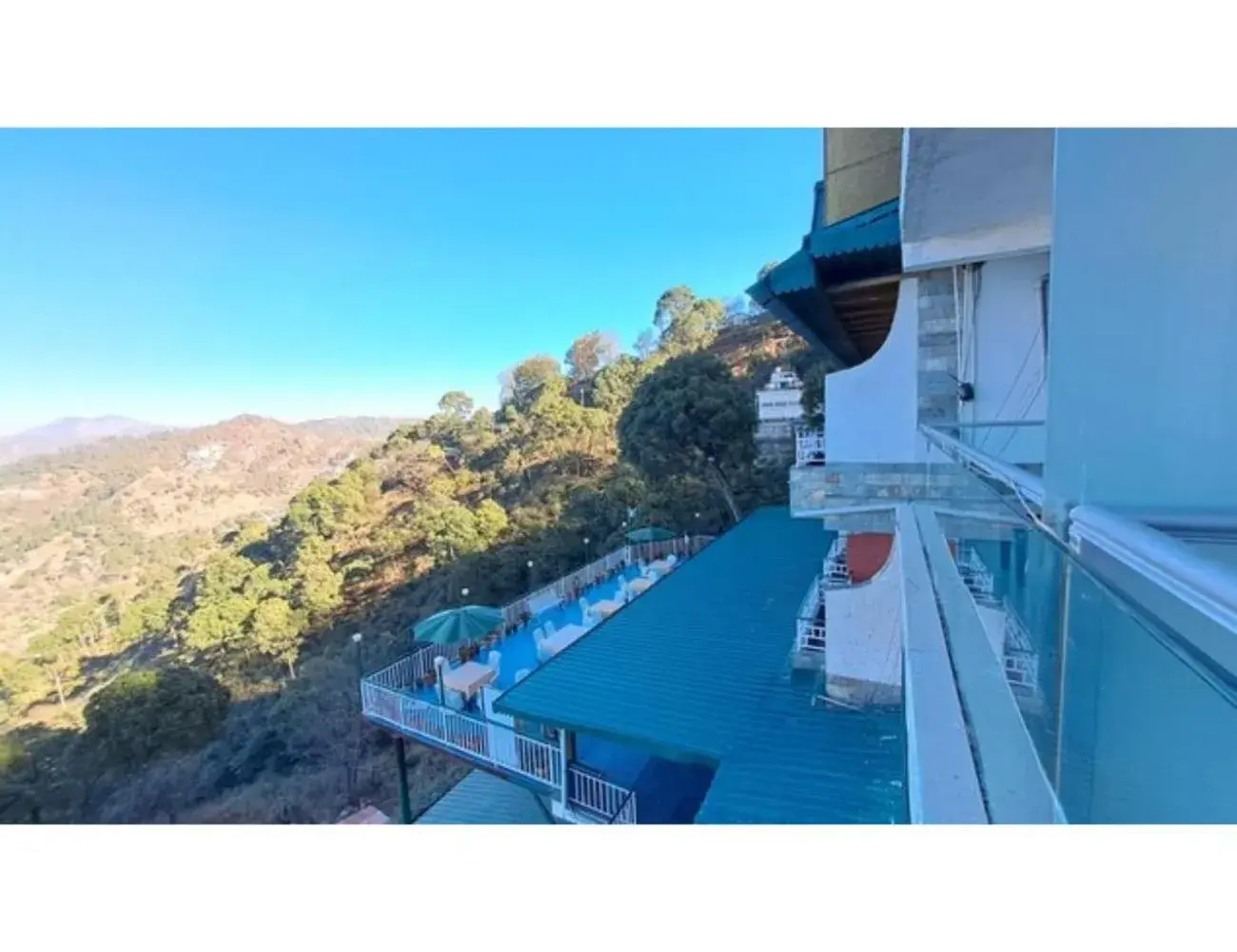 Property building in Hotel Kasauli Exotica, Himachal Pradesh Property building in Hotel Kasauli Exotica, Himachal Pradesh