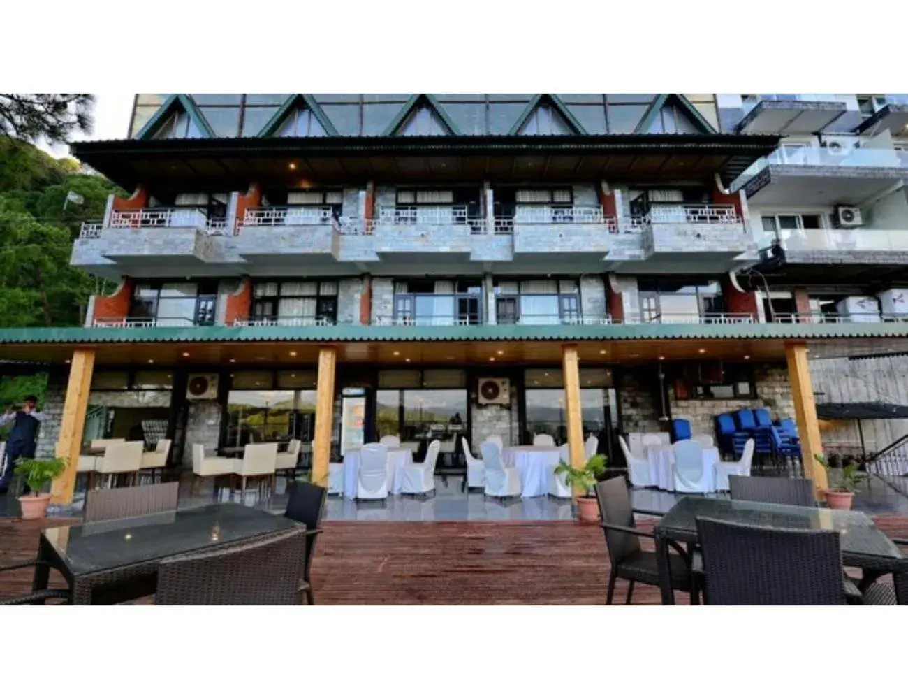 Property building in Hotel Kasauli Exotica, Himachal Pradesh Property building in Hotel Kasauli Exotica, Himachal Pradesh