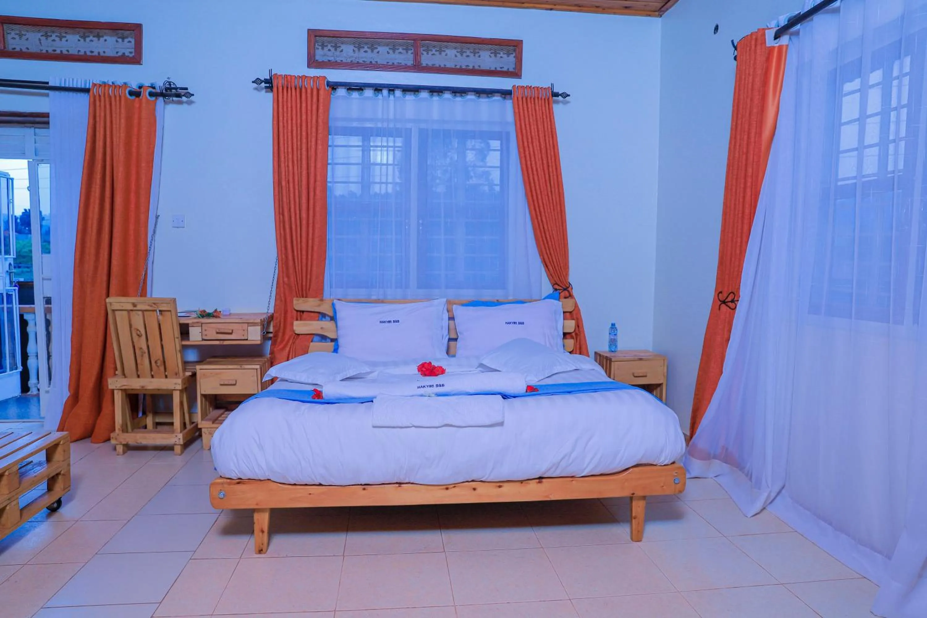 Bedroom, Bed in Hakyiri B&B