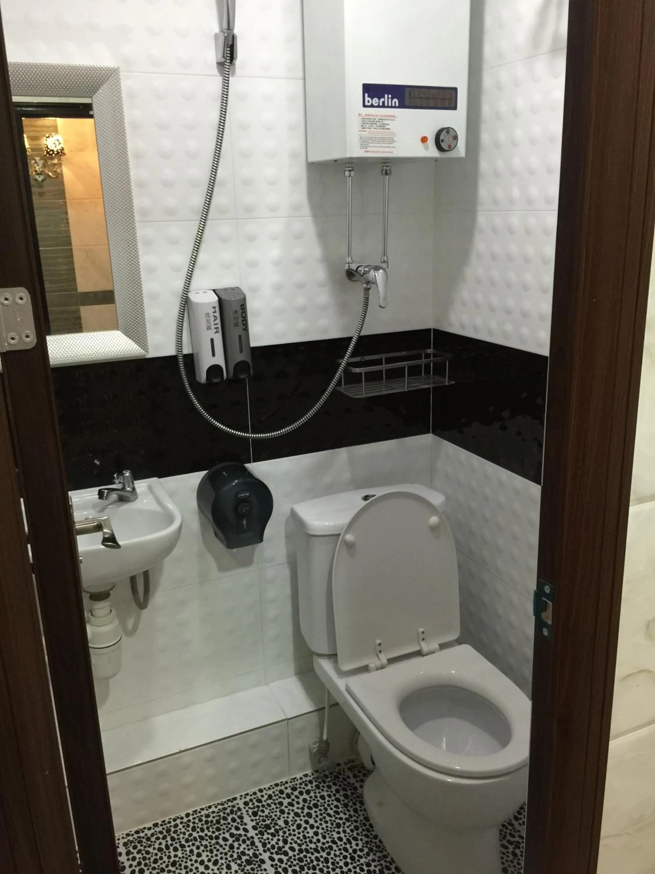 Bathroom in Skycity Hostel