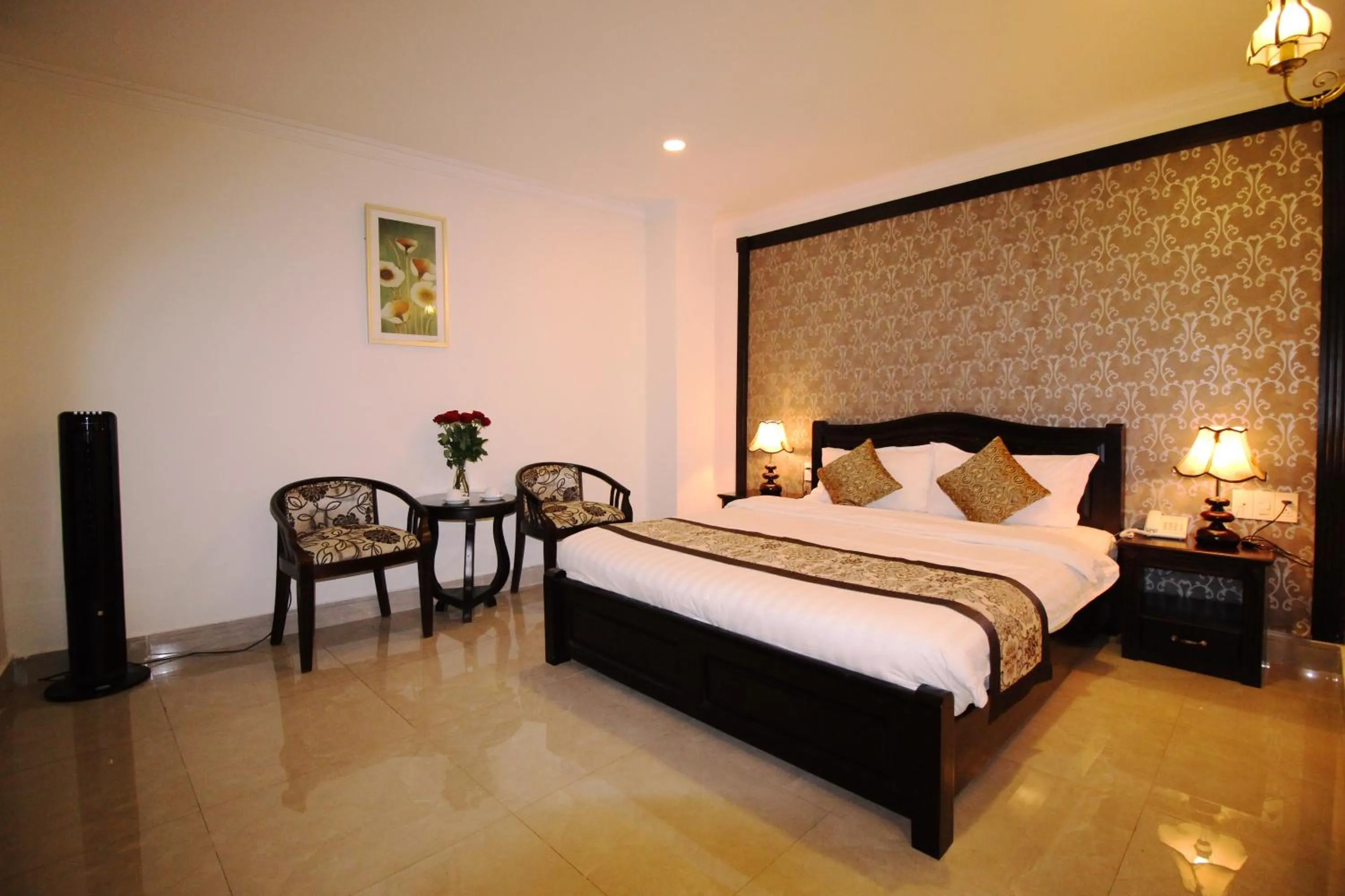 Bed in Royal Dalat Hotel