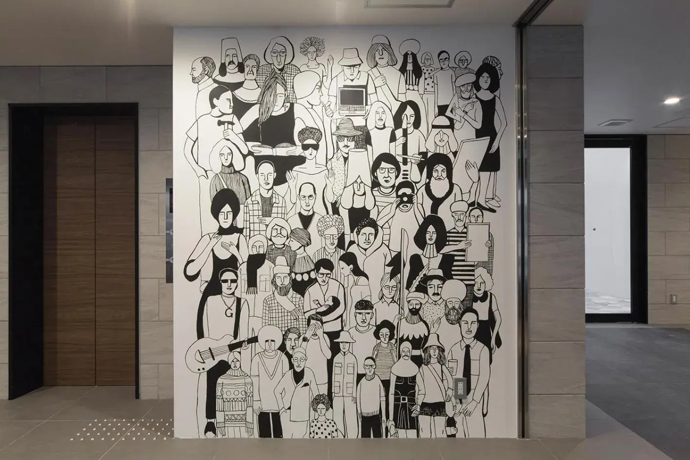 Lobby or reception in Sakura Terrace The Gallery Lobby or reception in Sakura Terrace The Gallery