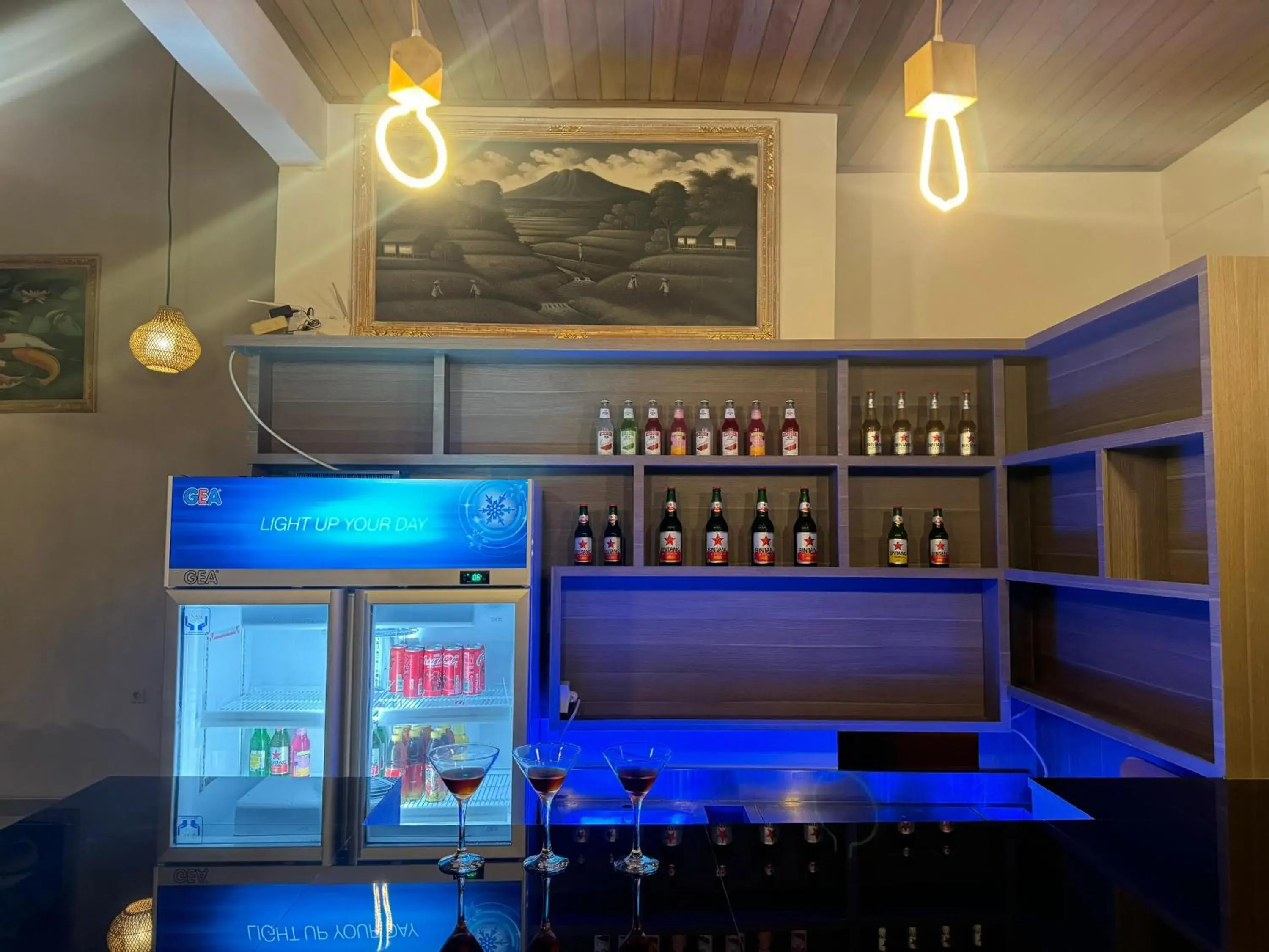 Lounge or bar in Kelingking Parama Resort Lounge or bar in Kelingking Parama Resort