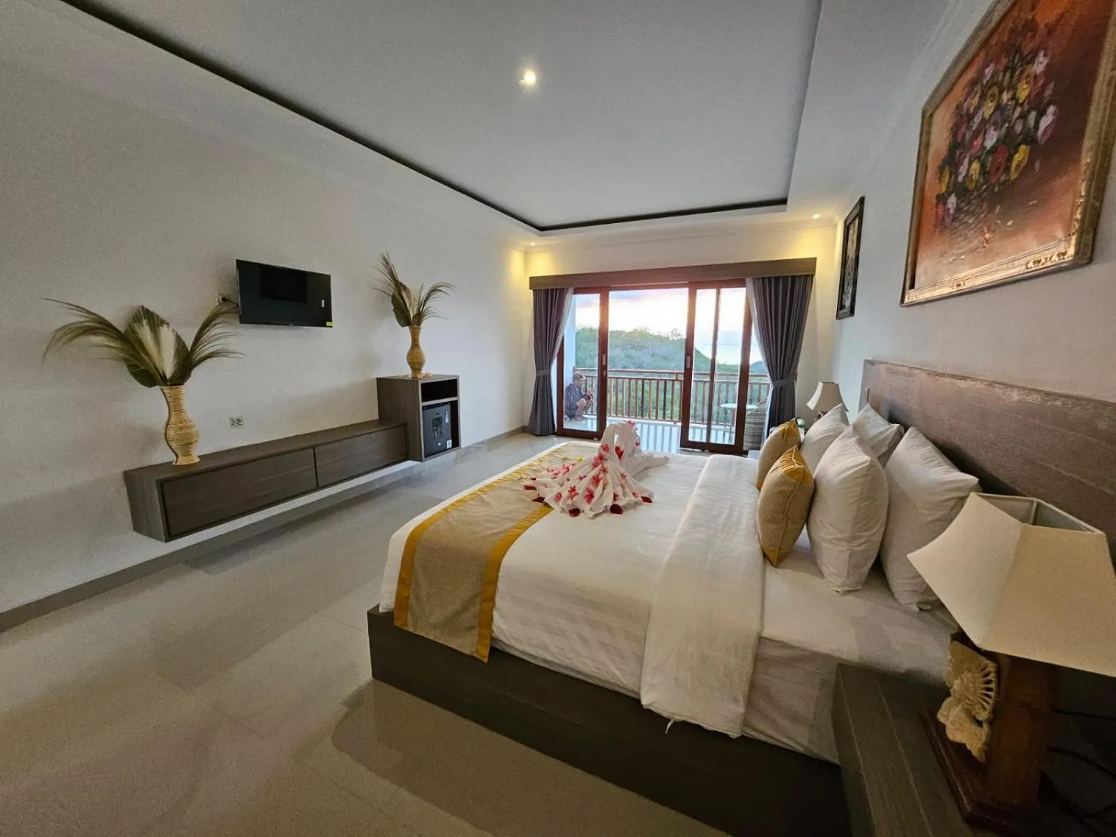 Sea view, Bed in Kelingking Parama Resort
