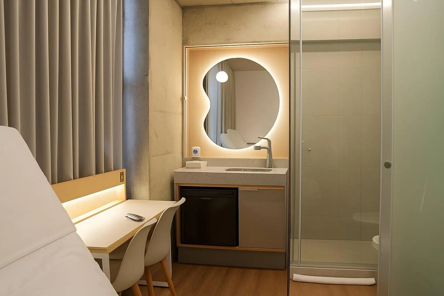 Bathroom in Linked Batel by Xtay - Experiencia moderna a passos do Hard Rock