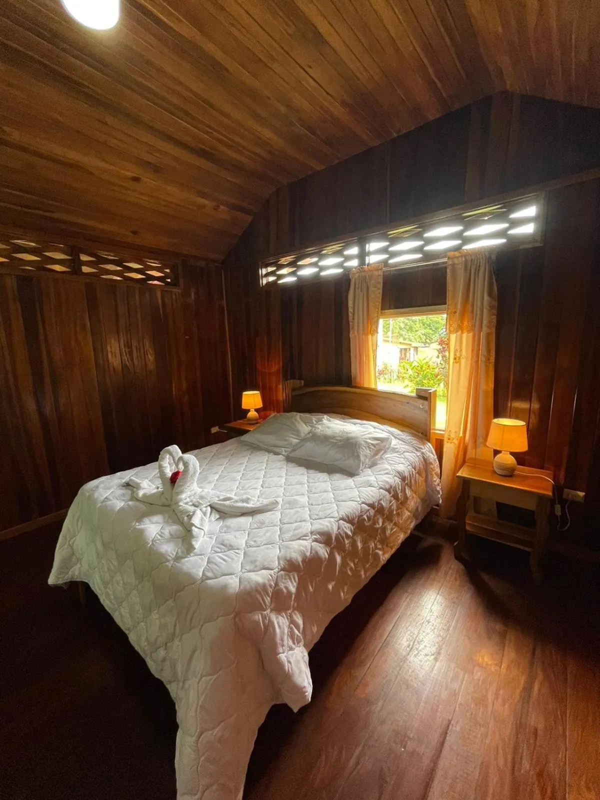 Bed in Cabinas La Catarata