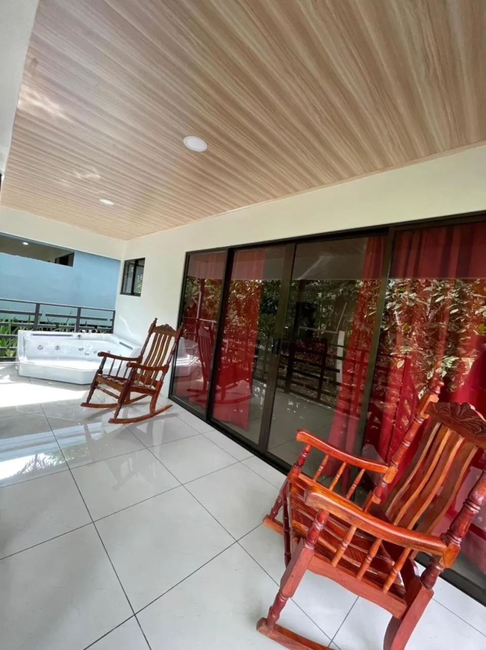 Patio in Cabinas La Catarata