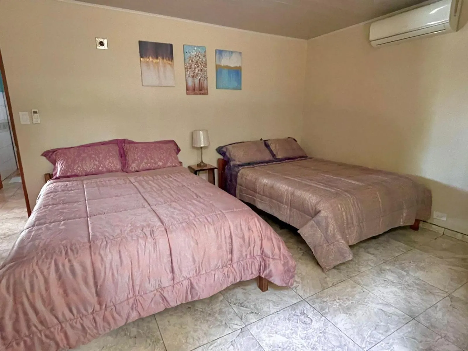 Bed in Cabinas La Catarata