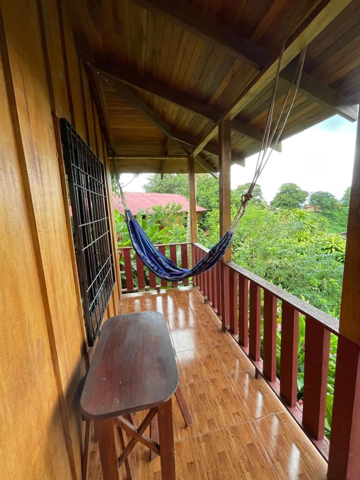 Balcony/Terrace in Cabinas La Catarata