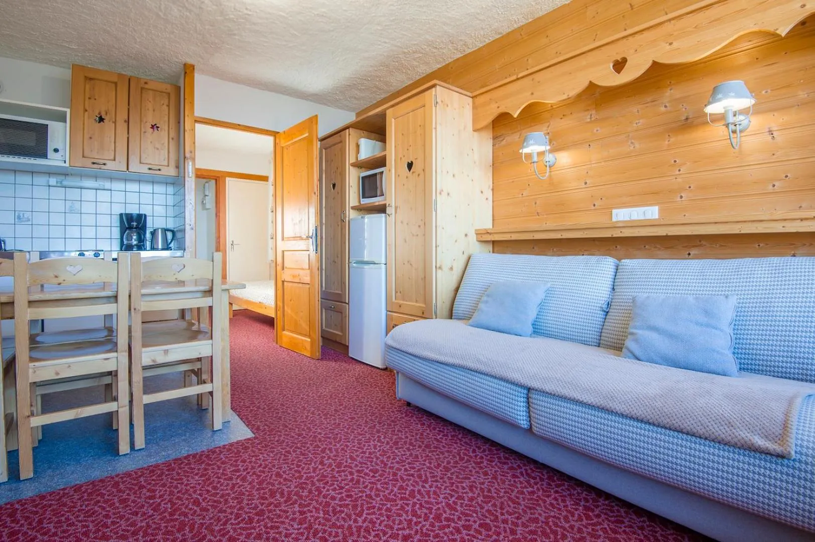 Dining area in Résidence Le Tyrol