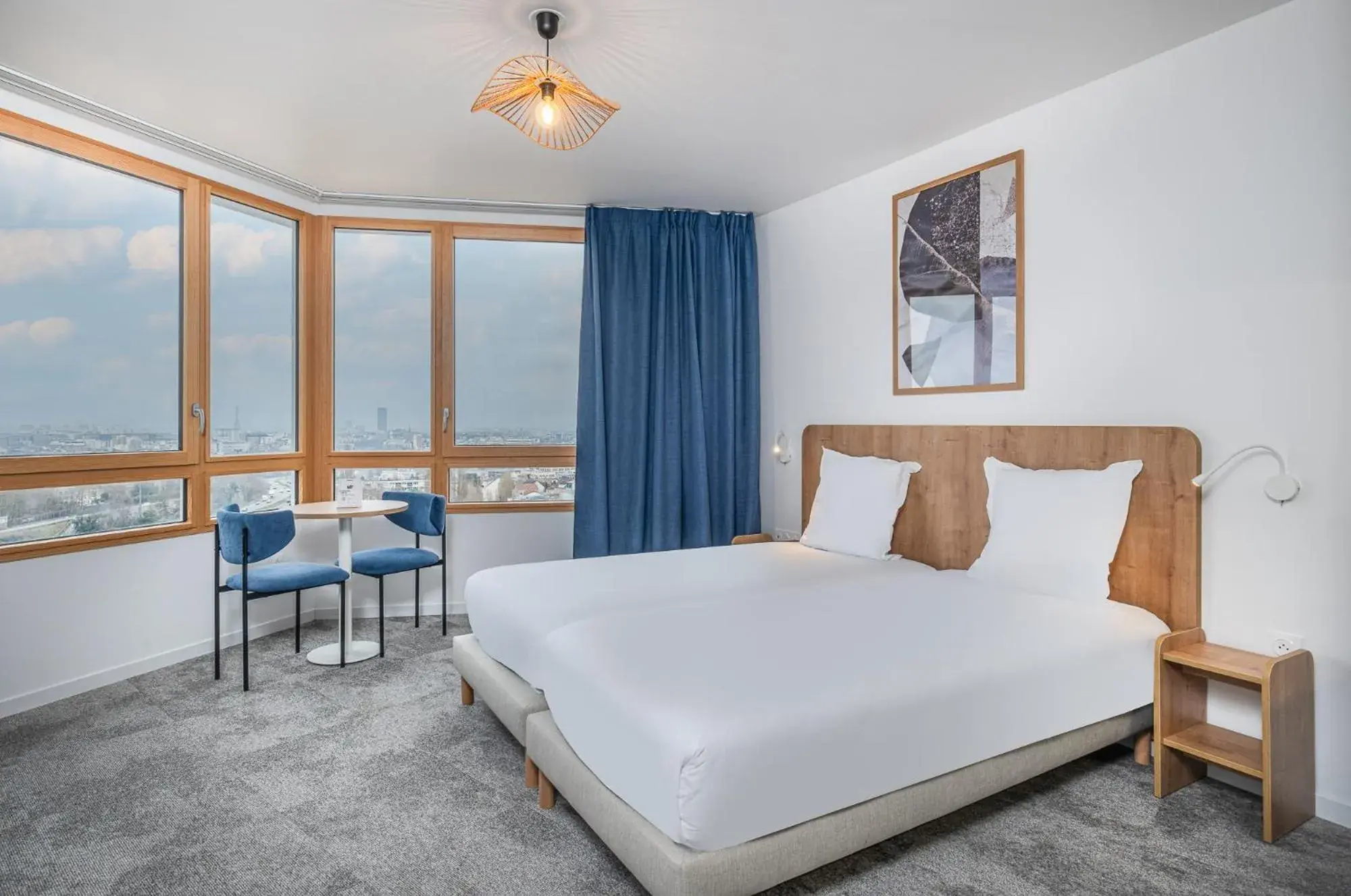 View (from property/room), Bed in The Originals Résidence Paris Sud Villejuif View (from property/room), Bed in The Originals Résidence Paris Sud Villejuif