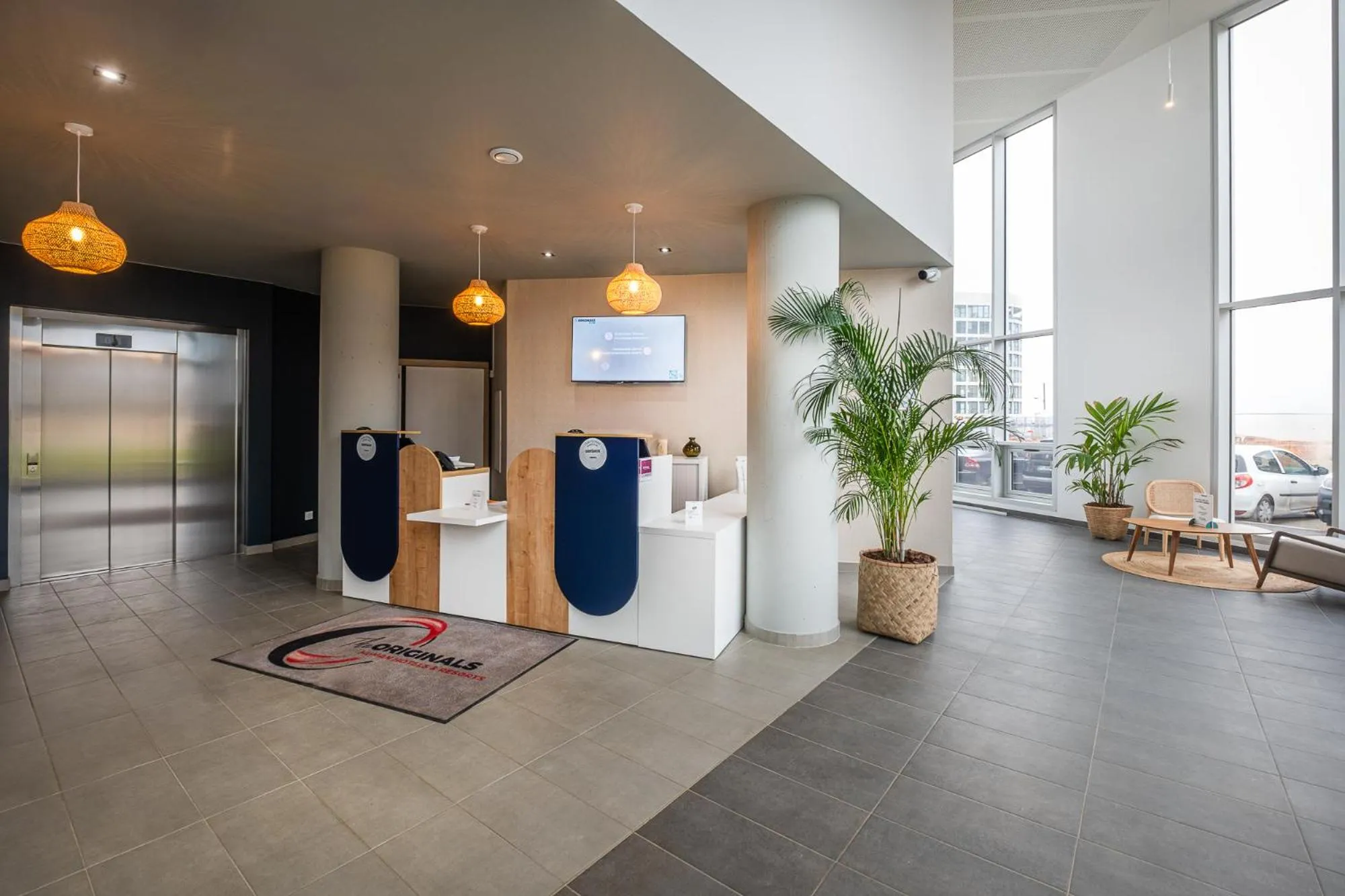Lobby or reception in The Originals Résidence Paris Sud Villejuif