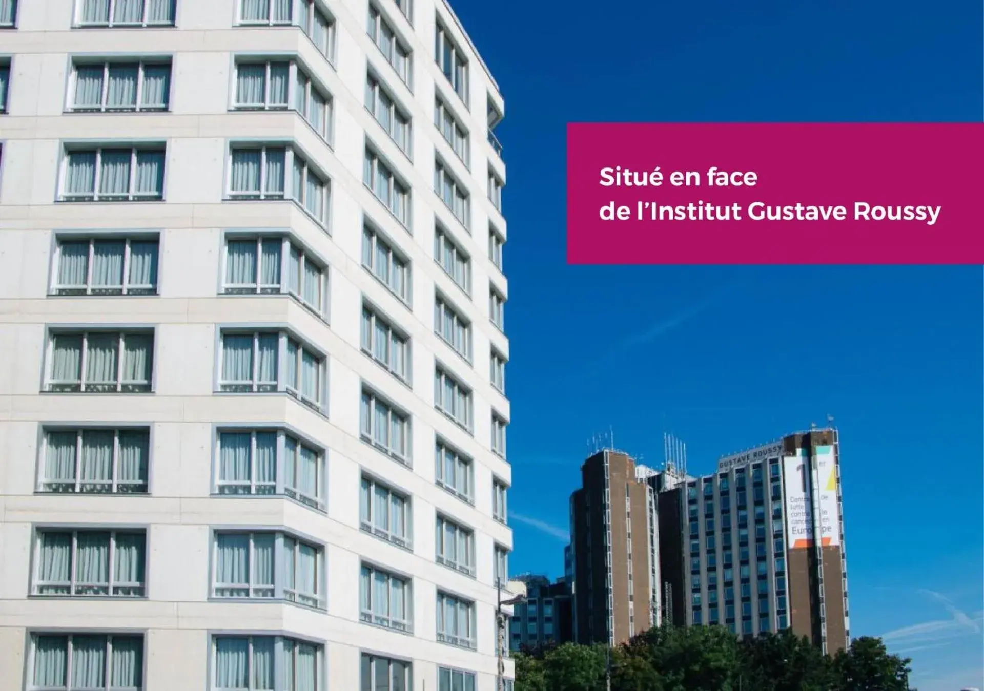 Property building in The Originals Résidence Paris Sud Villejuif Property building in The Originals Résidence Paris Sud Villejuif