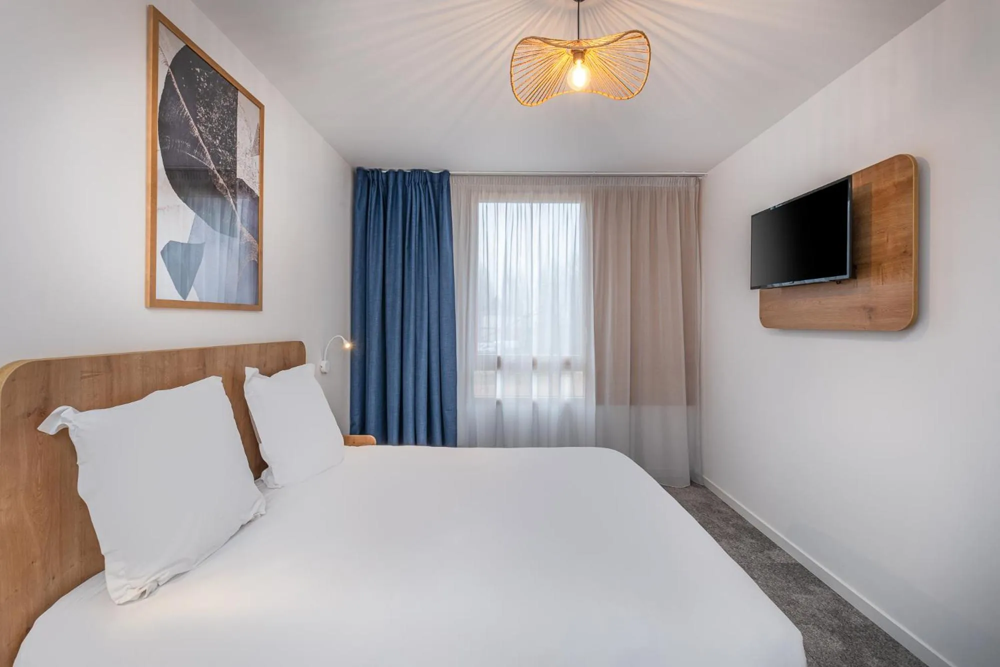 Bedroom, Bed in The Originals Résidence Paris Sud Villejuif