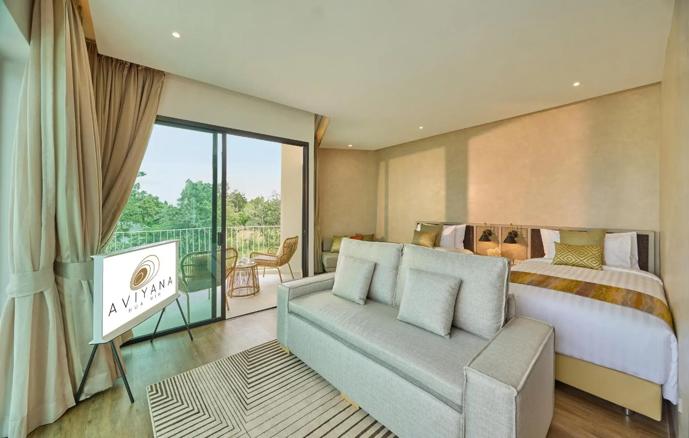 View (from property/room), Bed in Aviyana Hua Hin View (from property/room), Bed in Aviyana Hua Hin