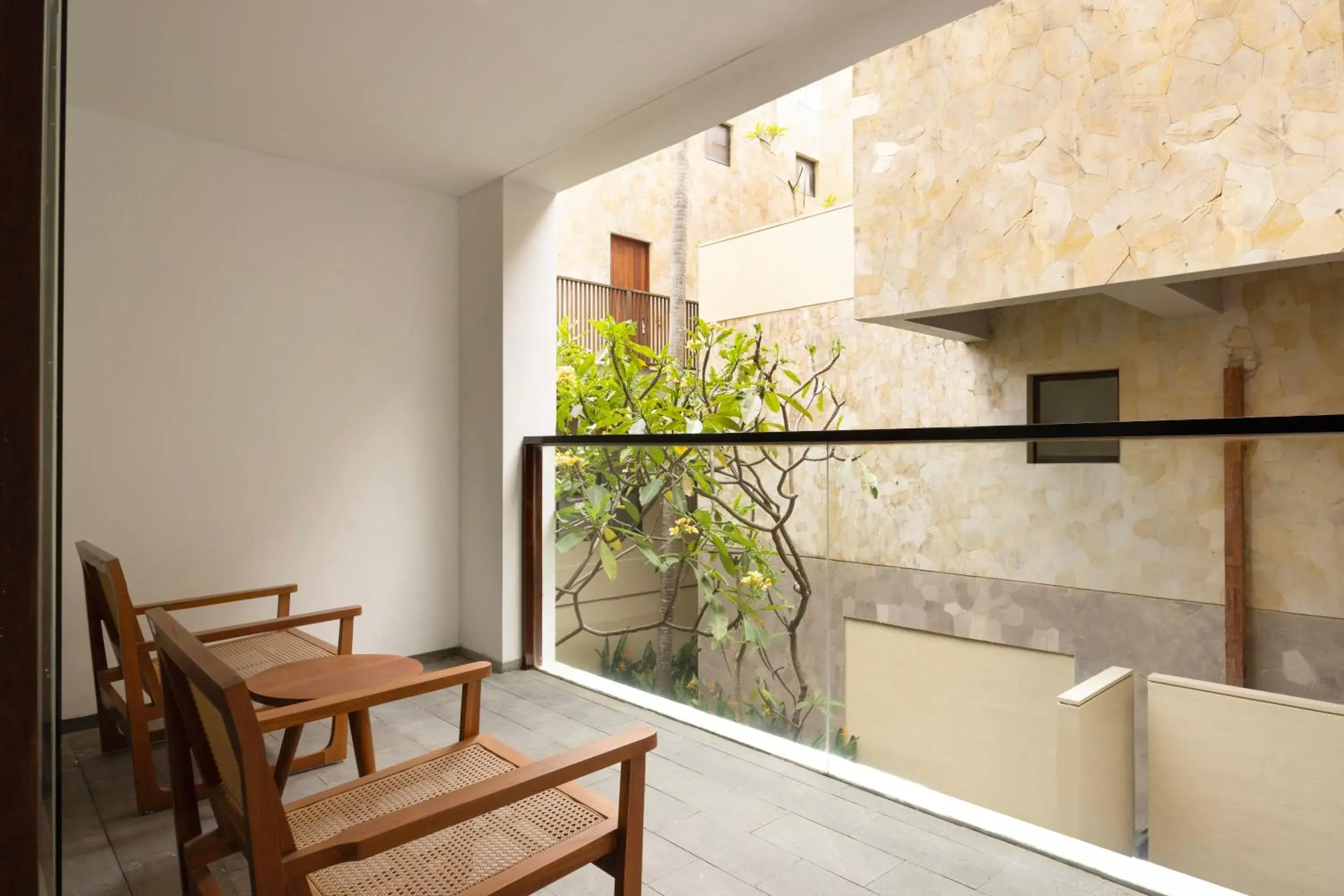 Balcony/Terrace in Dialoog Seminyak Balcony/Terrace in Dialoog Seminyak