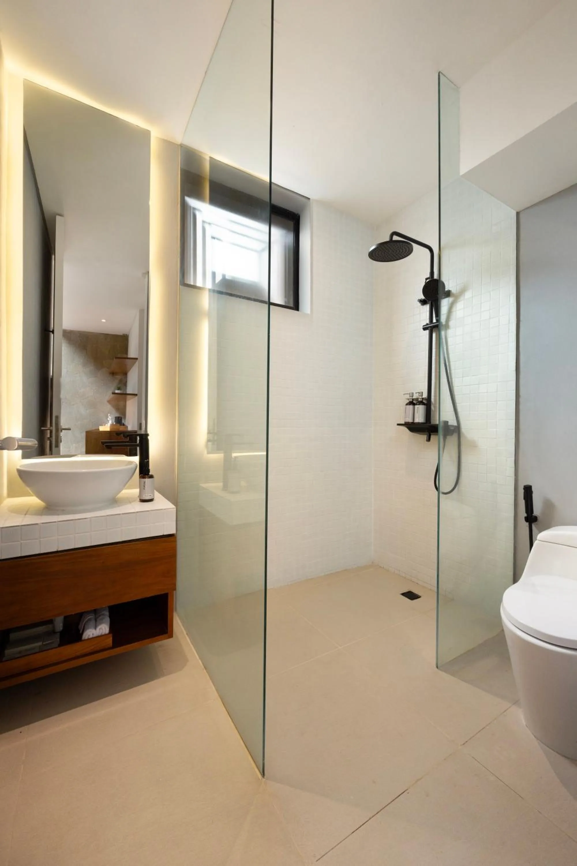 Bathroom, Bed in Dialoog Seminyak