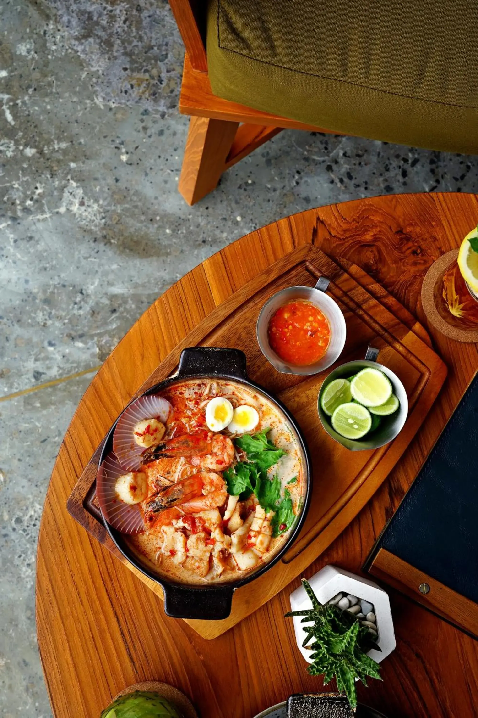 Food close-up in Dialoog Seminyak Food close-up in Dialoog Seminyak