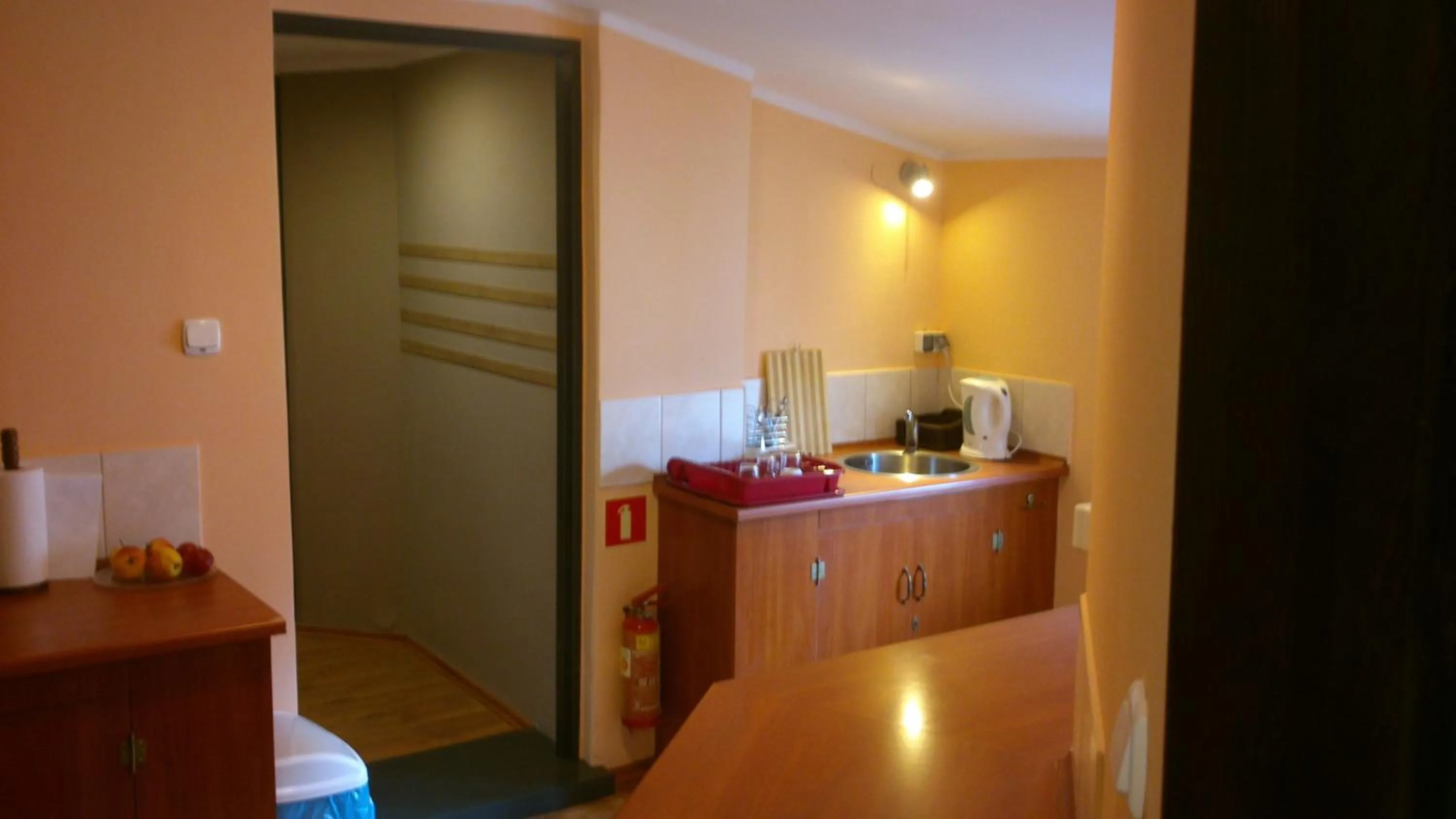 Communal kitchen in Hostel Imbir