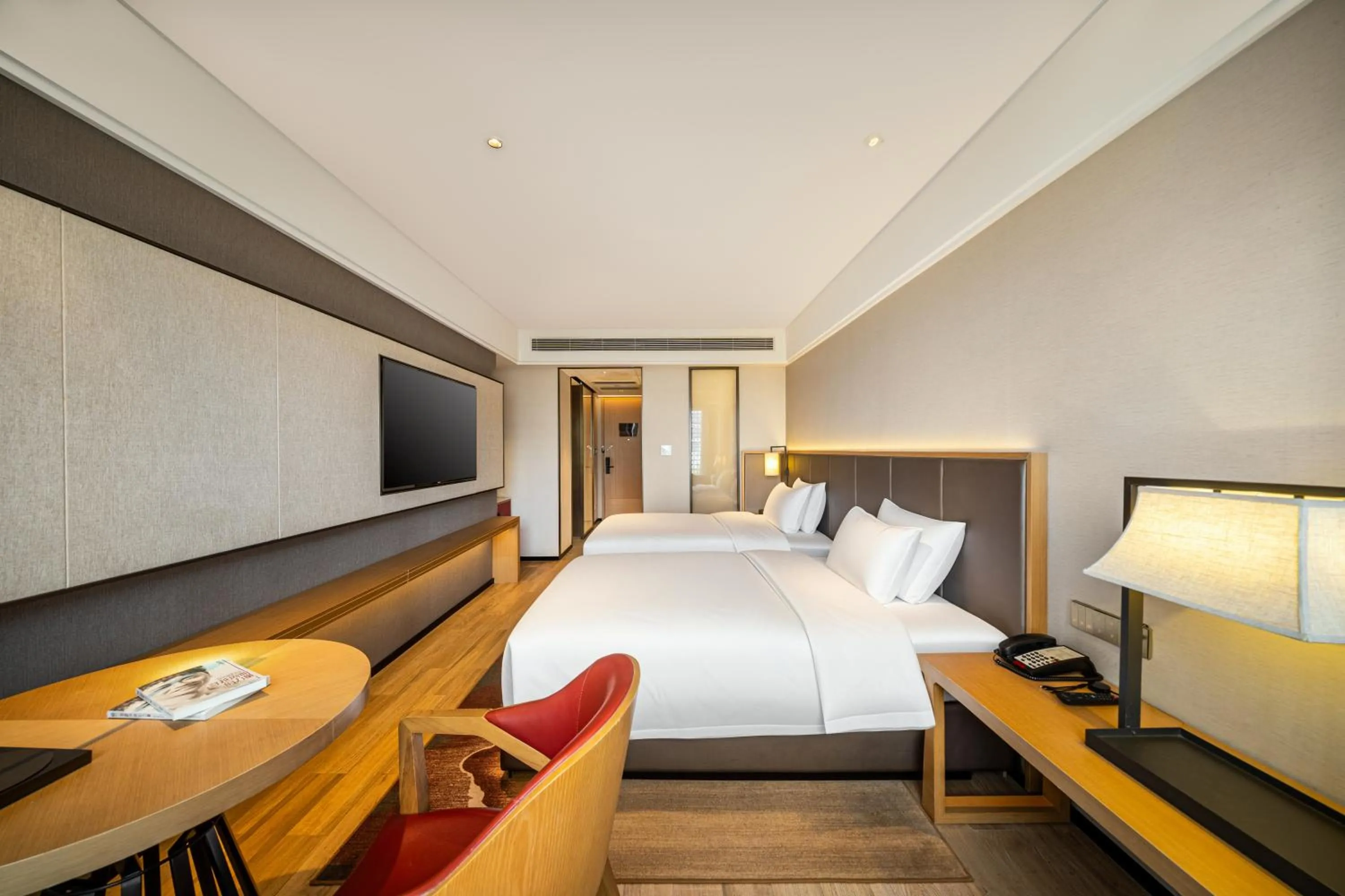 Bedroom, Bed in ECHENG Hotel, Nanning Wanda Plaza Convention and Exhibition Center