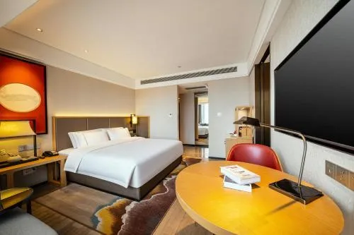 Bedroom, Bed in ECHENG Hotel, Nanning Wanda Plaza Convention and Exhibition Center