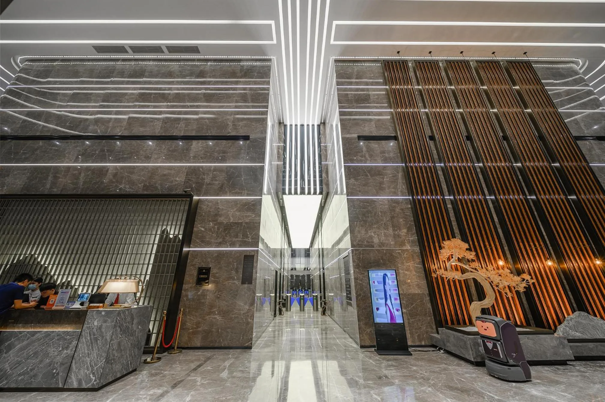 Lobby or reception in ECHENG Hotel, Nanning Wanda Plaza Convention and Exhibition Center