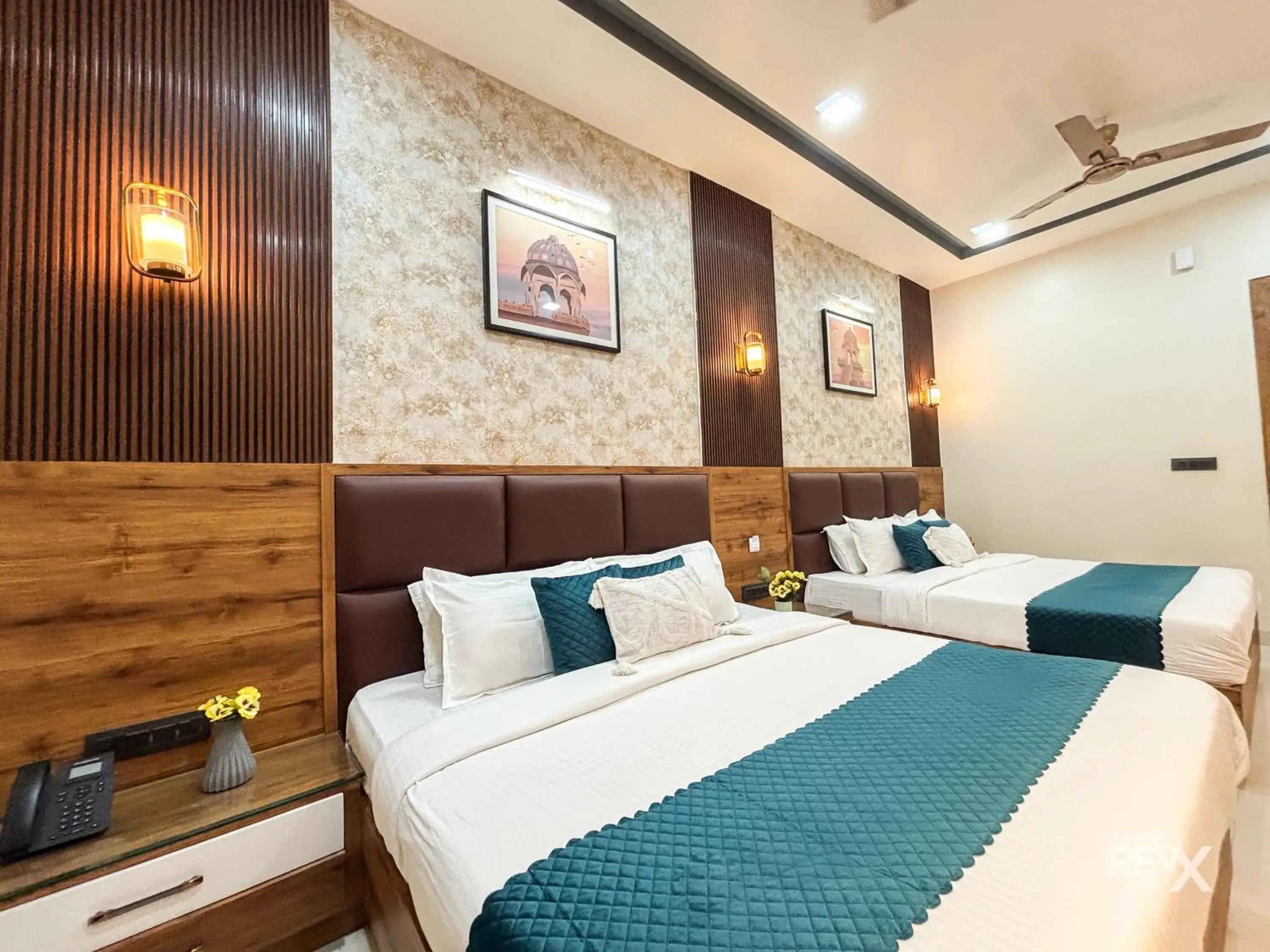 Bed in Hotel Brij Vas Bed in Hotel Brij Vas