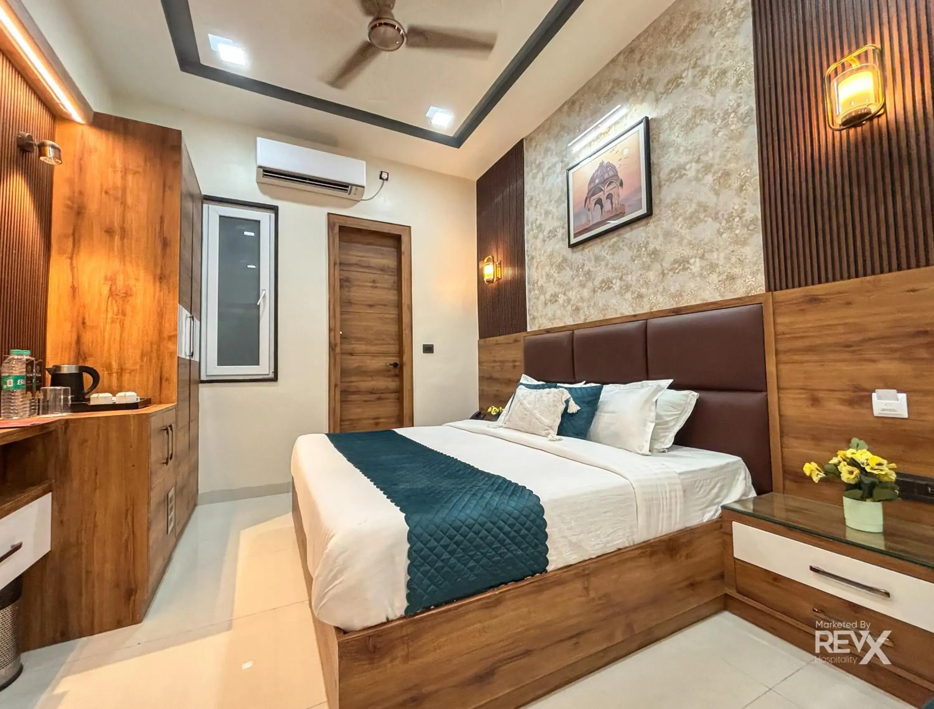 Bed in Hotel Brij Vas Bed in Hotel Brij Vas