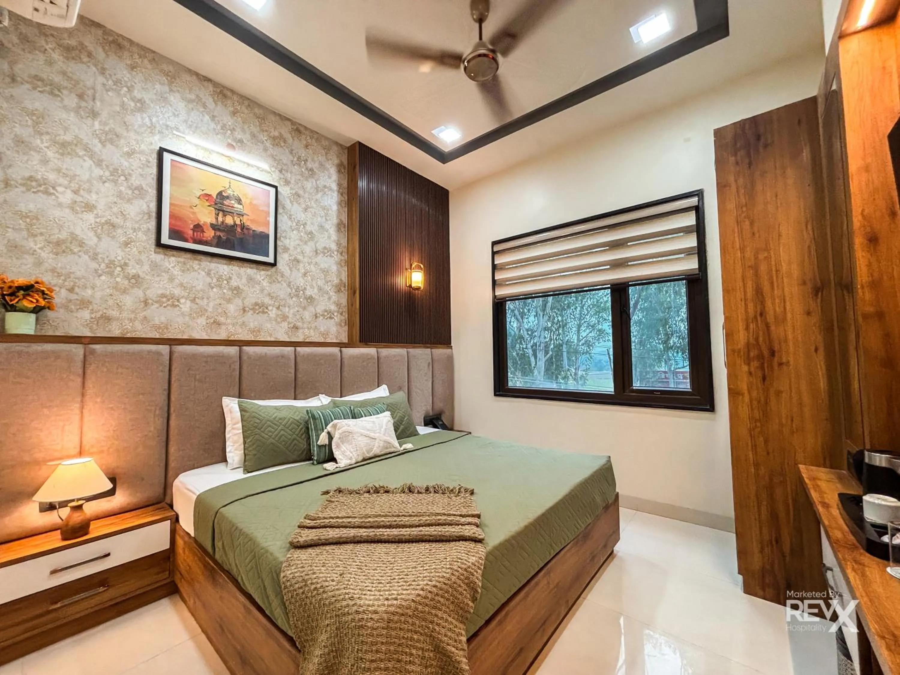 Bedroom in Hotel Brij Vas